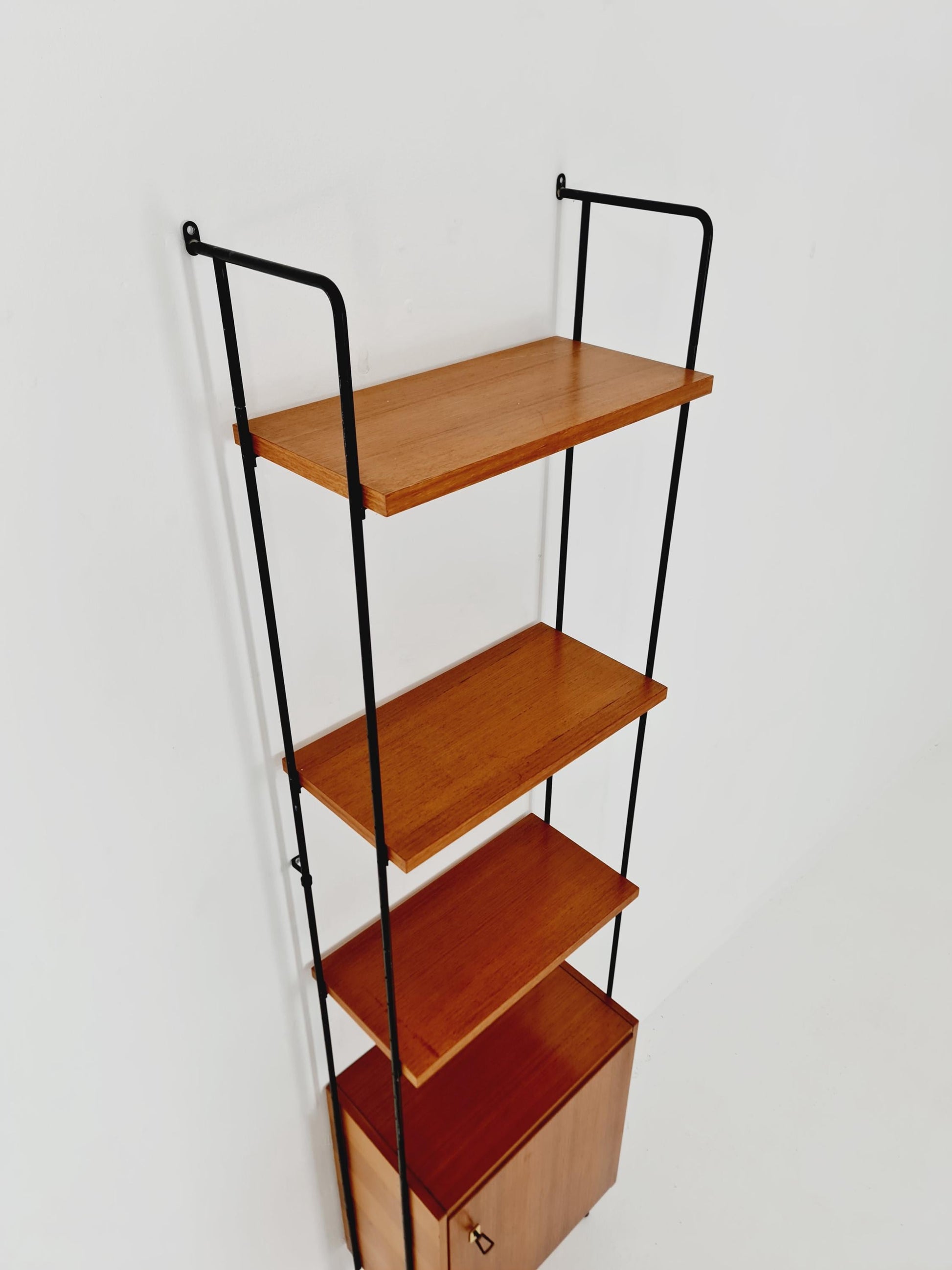 Mid century Teak shelving unit by Hilker for Omnia, Germany 1960s