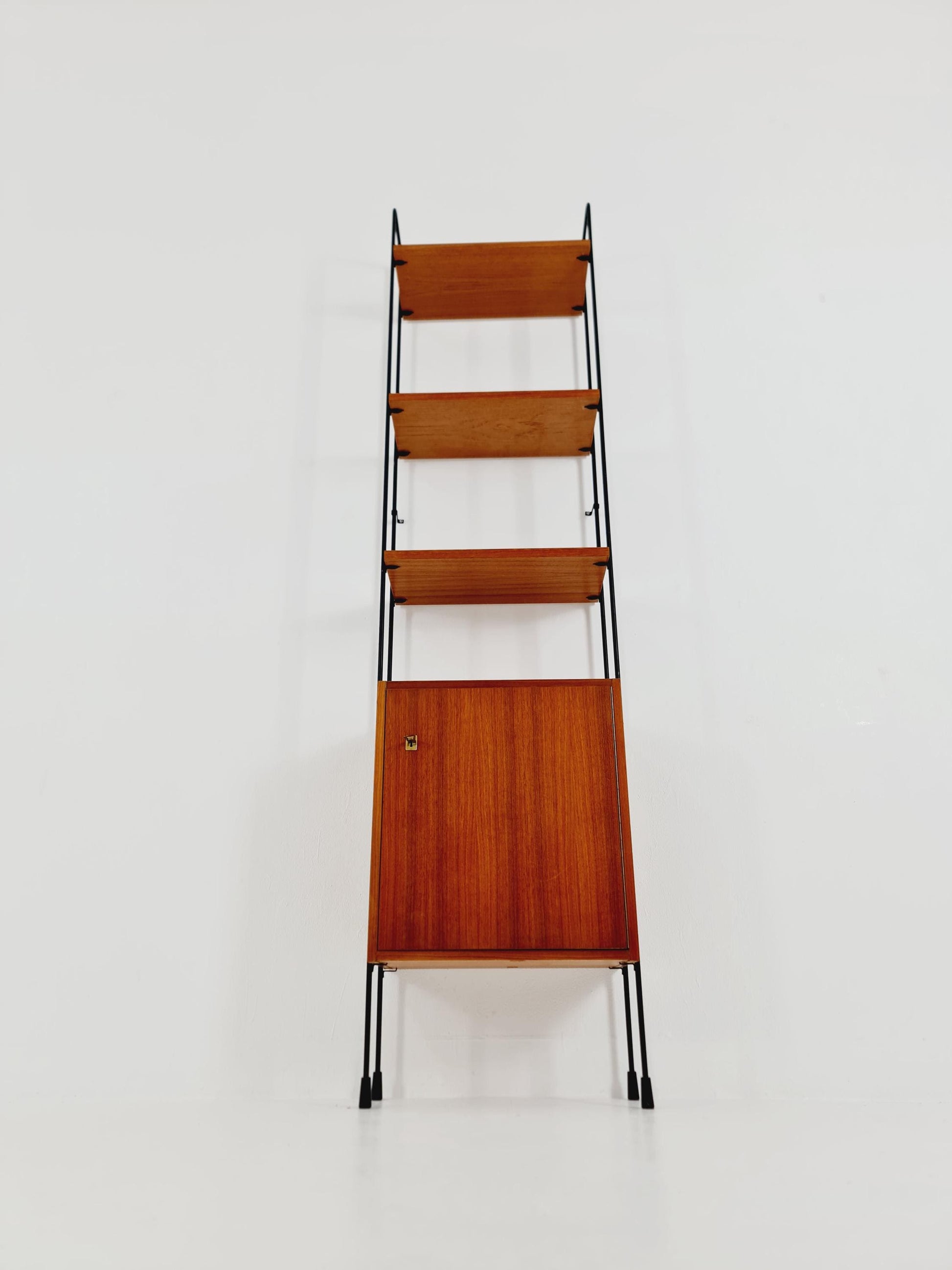 Mid century Teak shelving unit by Hilker for Omnia, Germany 1960s