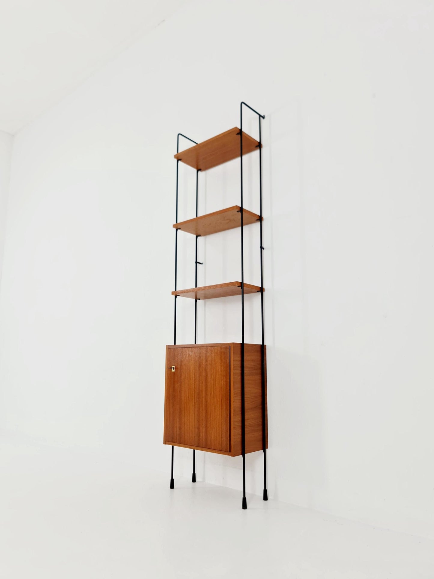 Mid century Teak shelving unit by Hilker for Omnia, Germany 1960s