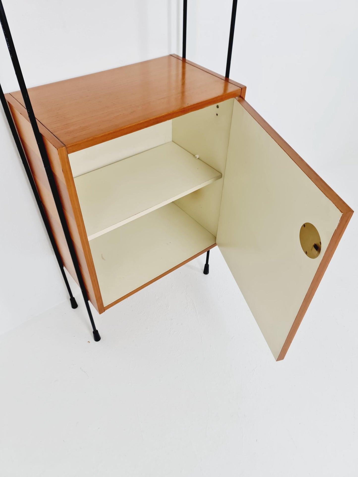 Mid century Teak shelving unit by Hilker for Omnia, Germany 1960s
