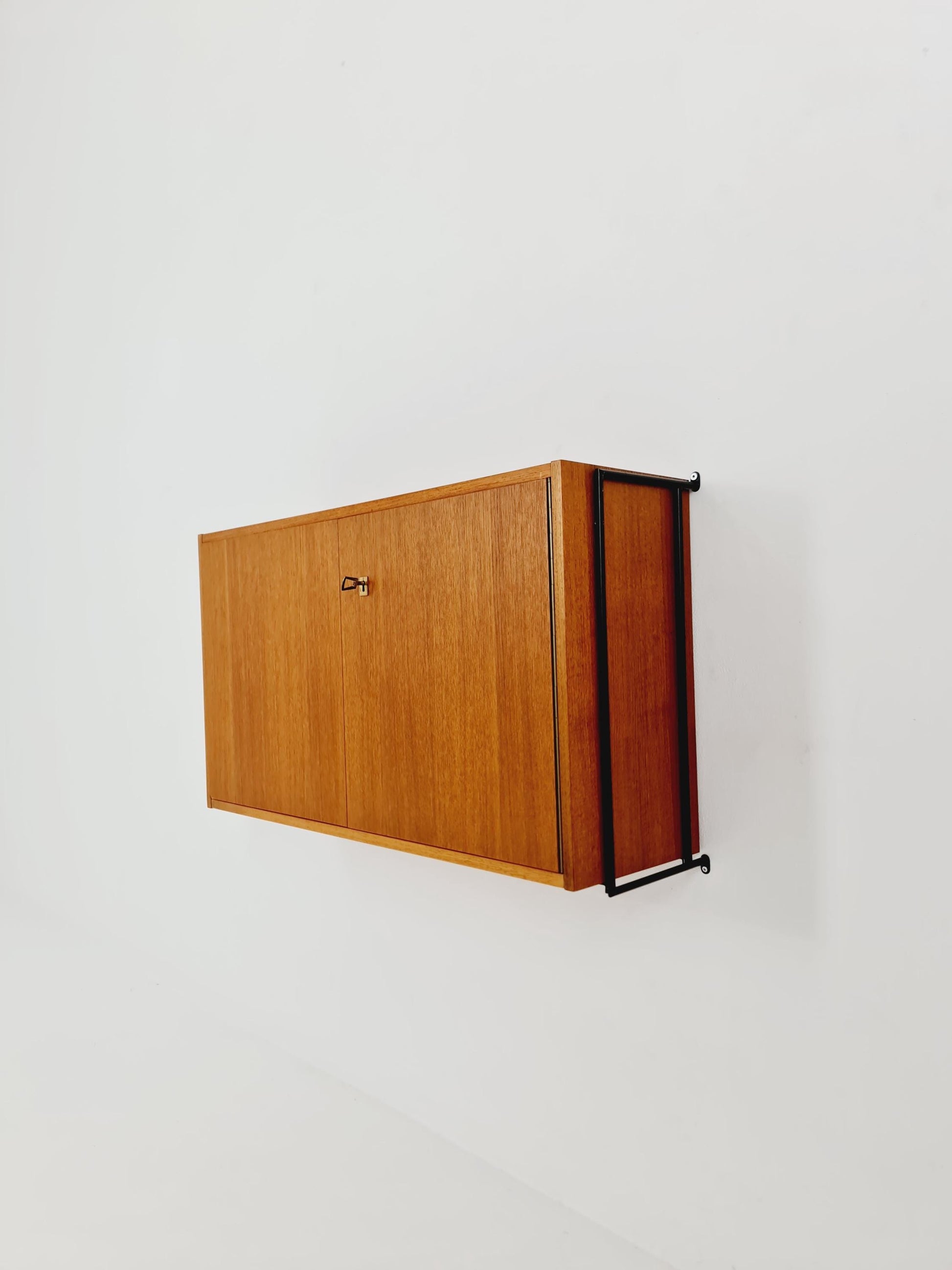 Mid century German teak hanging Cabinet, sideboard By Omnia , 1960s