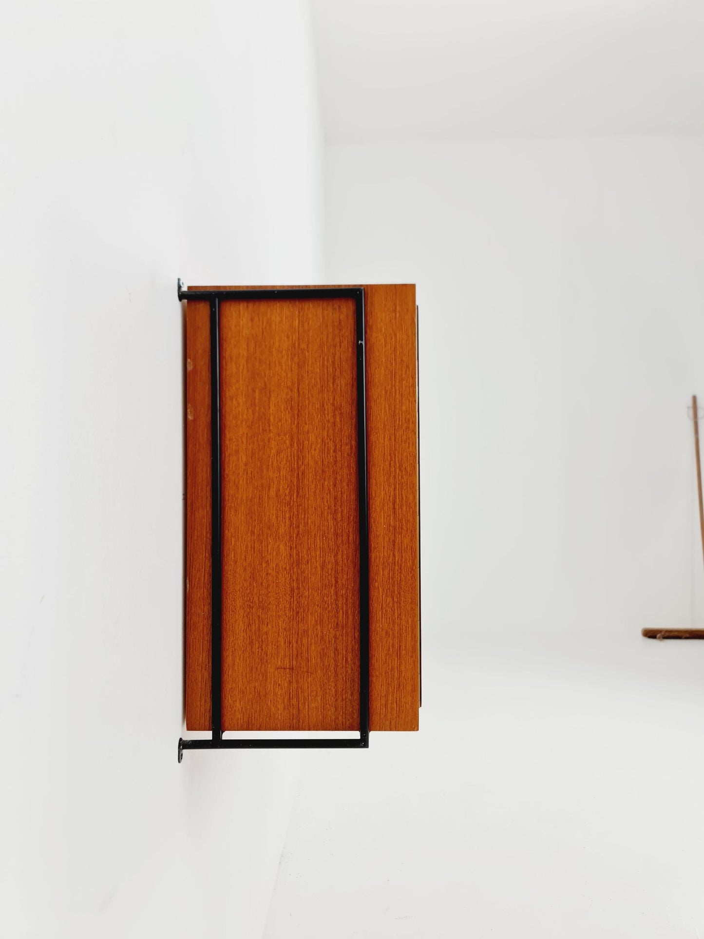 Mid century German teak hanging Cabinet, sideboard By Omnia , 1960s