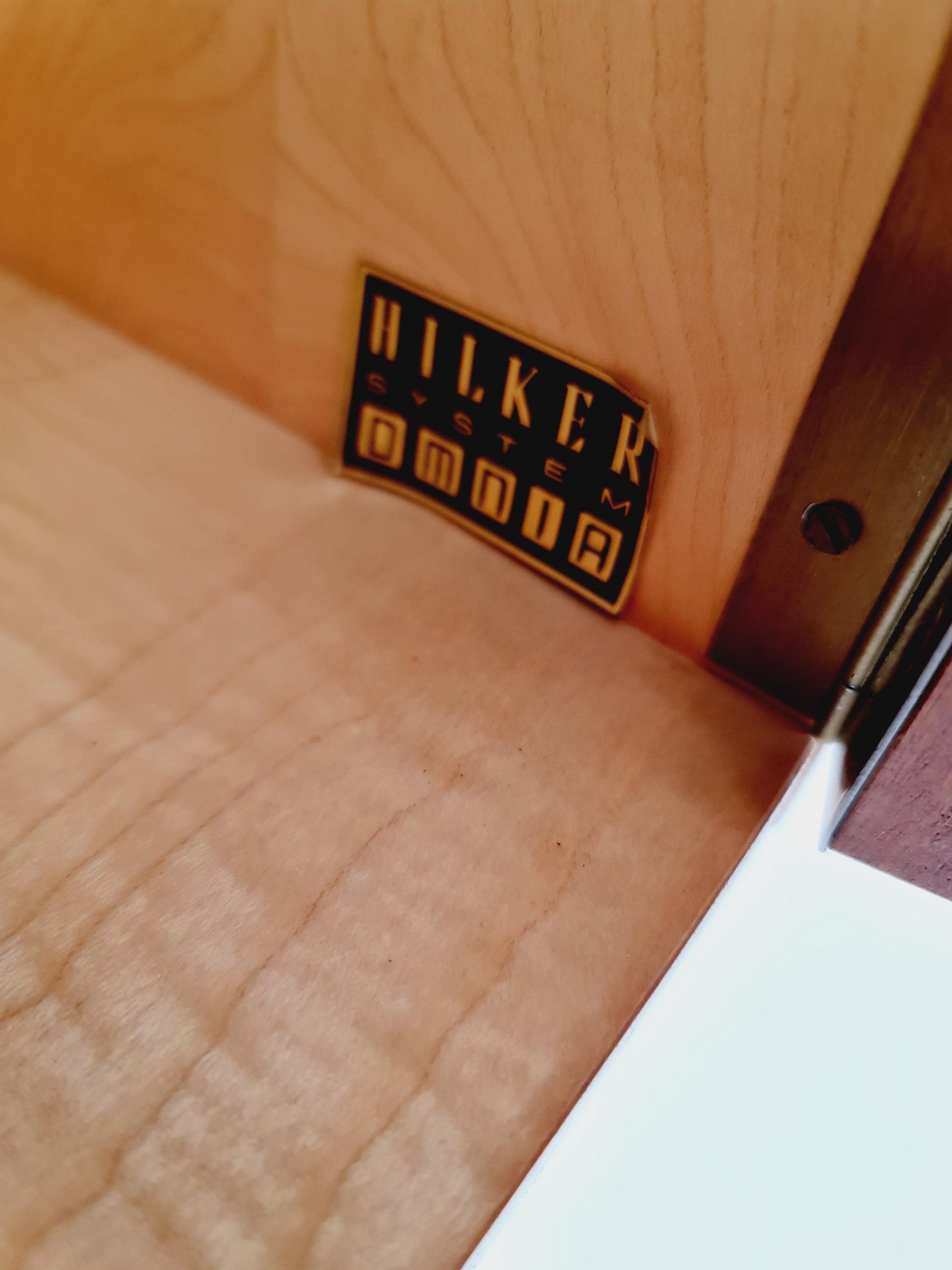 Mid century German teak hanging Cabinet, sideboard By Omnia , 1960s