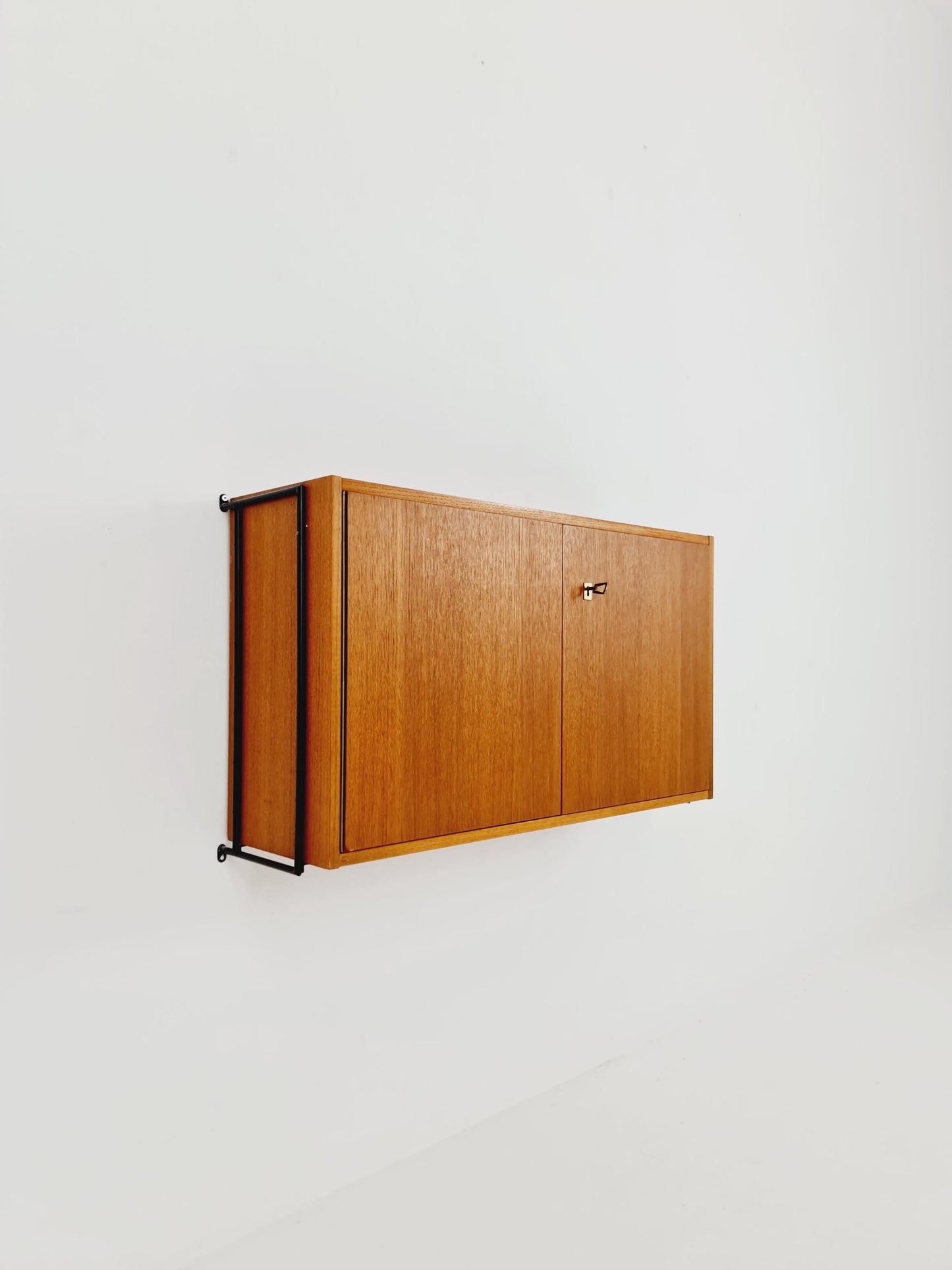 Mid century German teak hanging Cabinet, sideboard By Omnia , 1960s