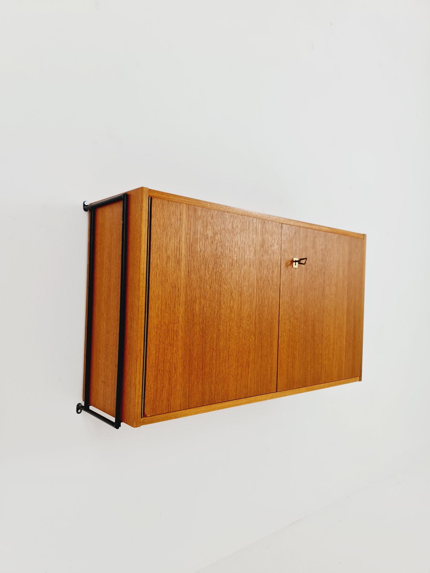 Mid century German teak hanging Cabinet, sideboard By Omnia , 1960s