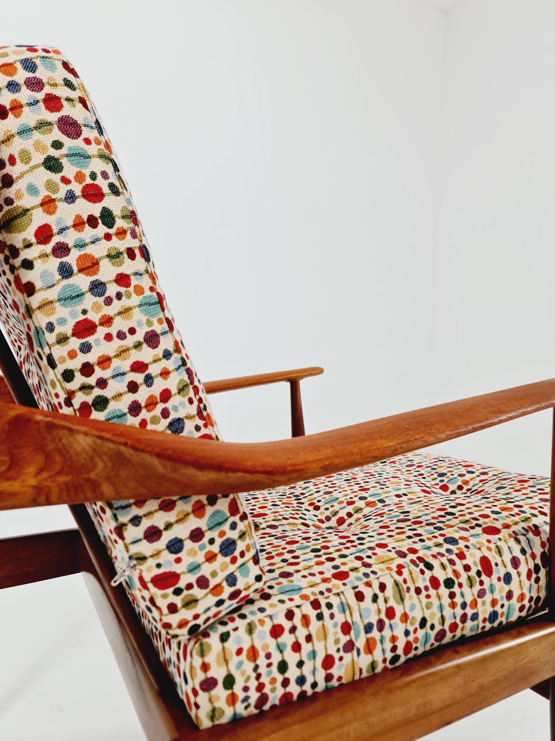 Rare Mid-century vintage Danish Lounge chair, 1960s