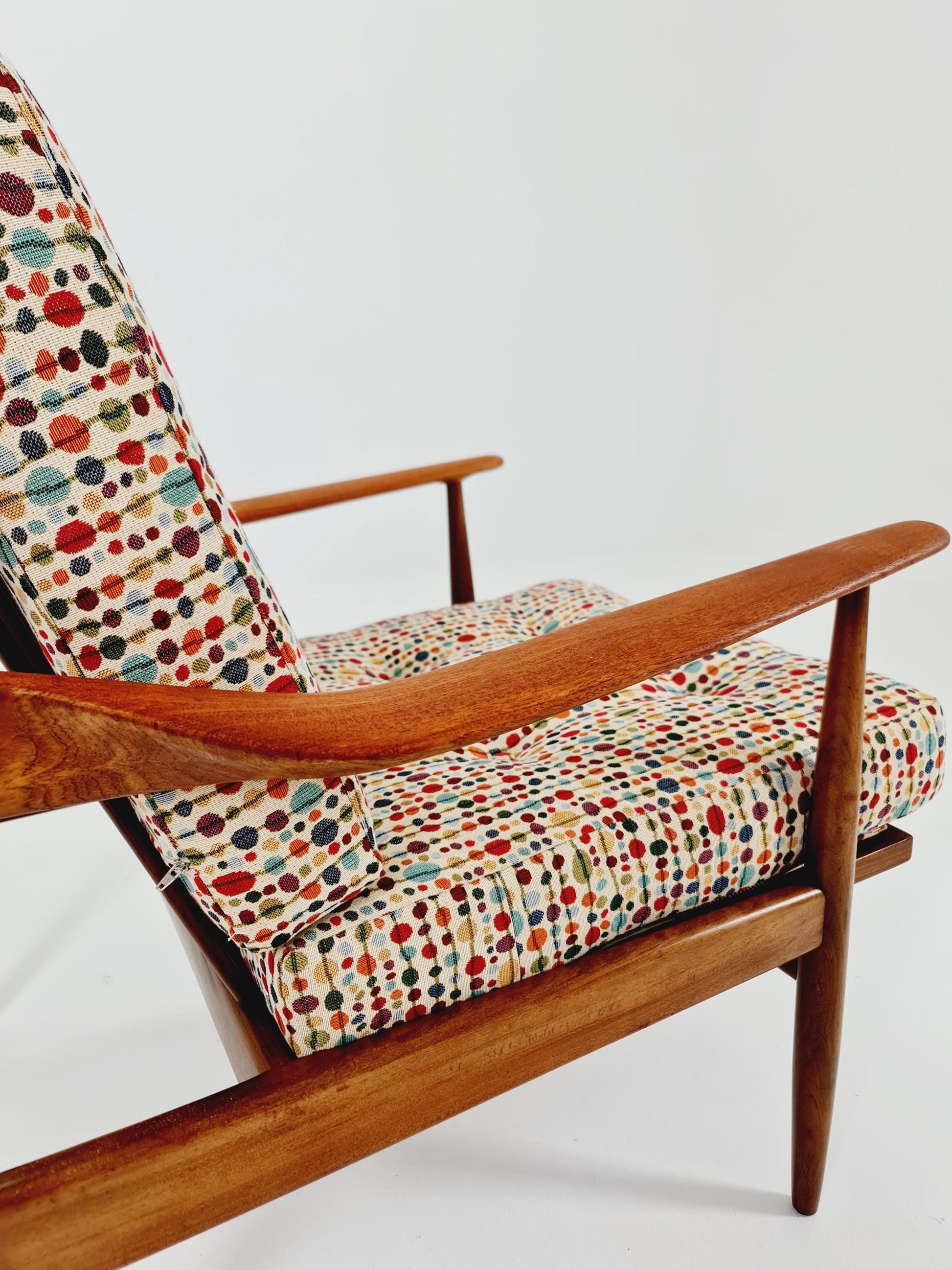 Rare Mid-century vintage Danish Lounge chair, 1960s