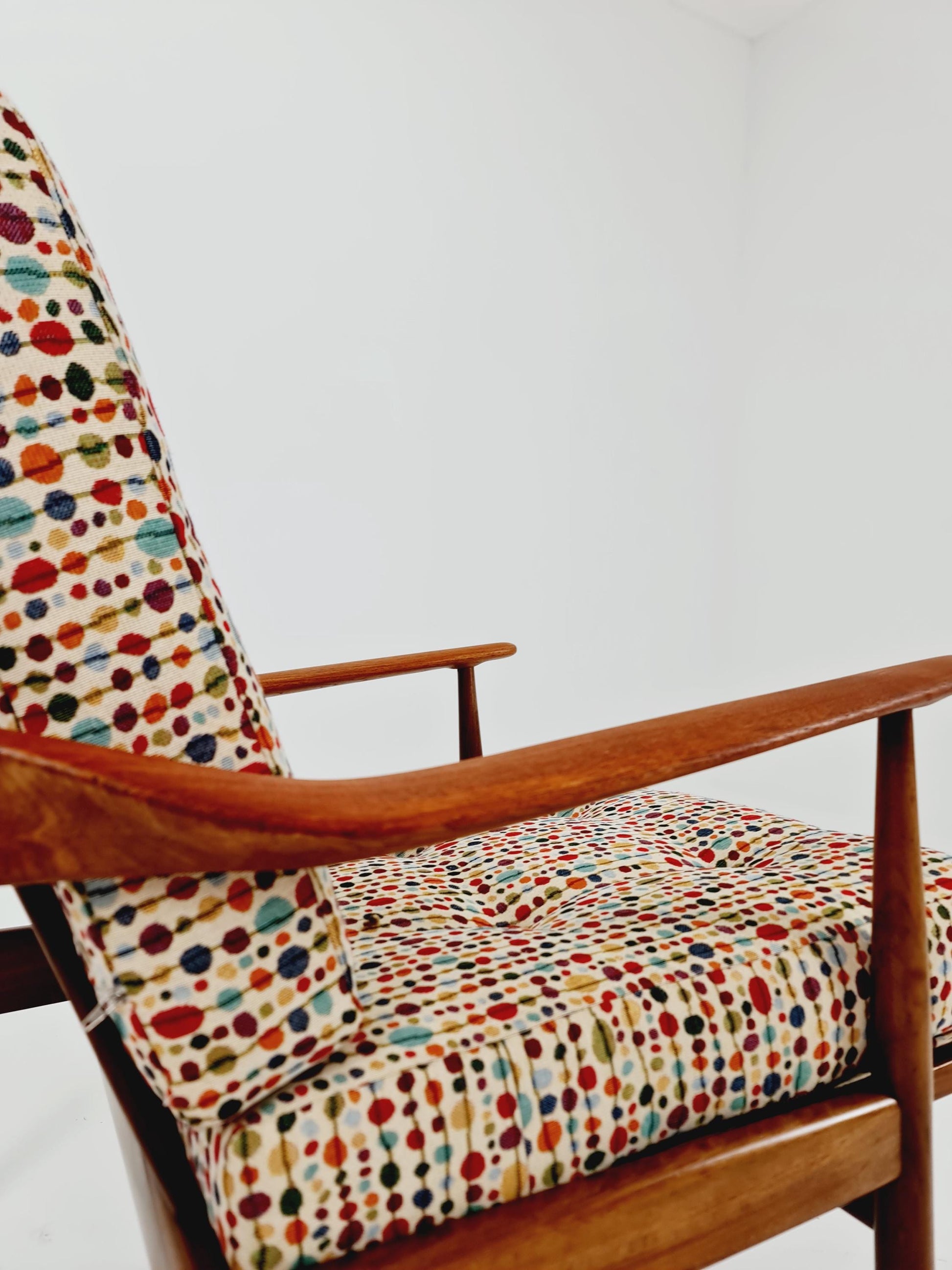 Rare Mid-century vintage Danish Lounge chair, 1960s