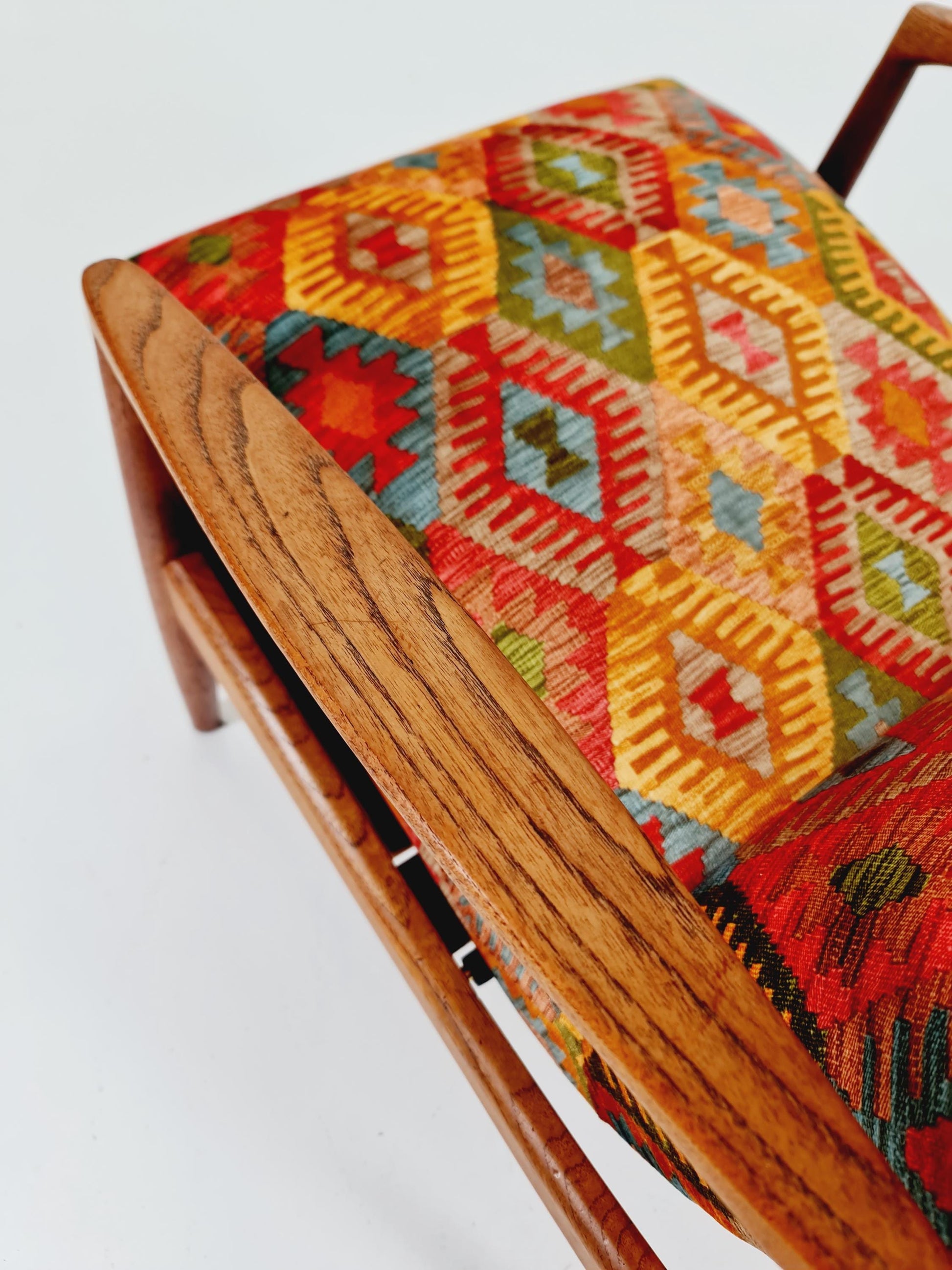 Rare Danish Teak loungeChair with foot Rest ,1950s