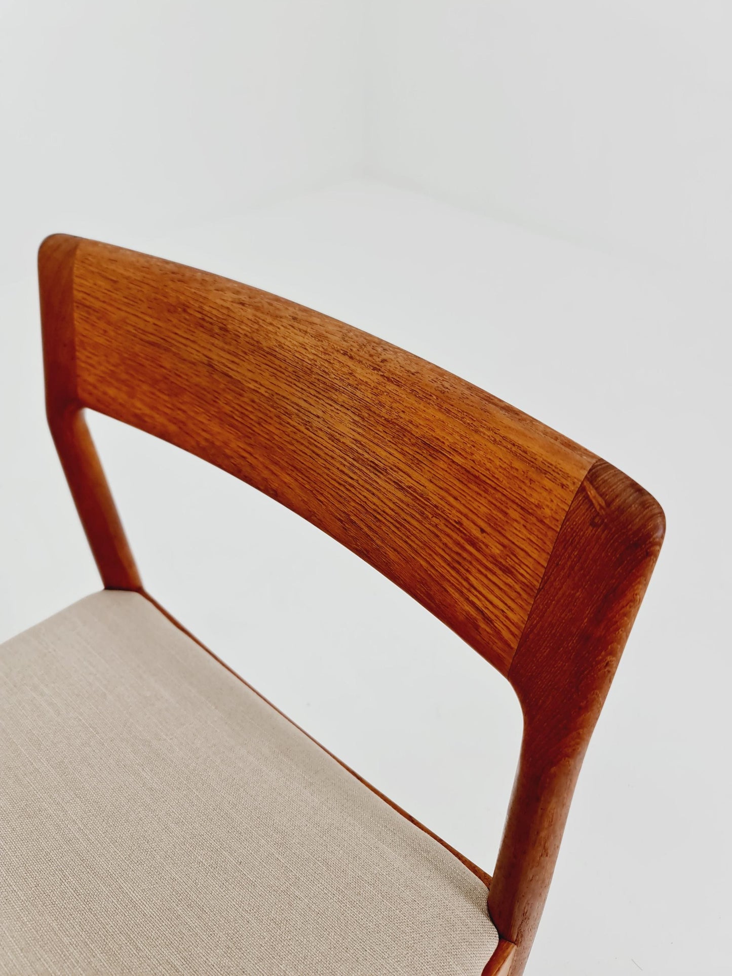 Danish teak dining chairs by Johannes Norgaard 1960s, set of 6