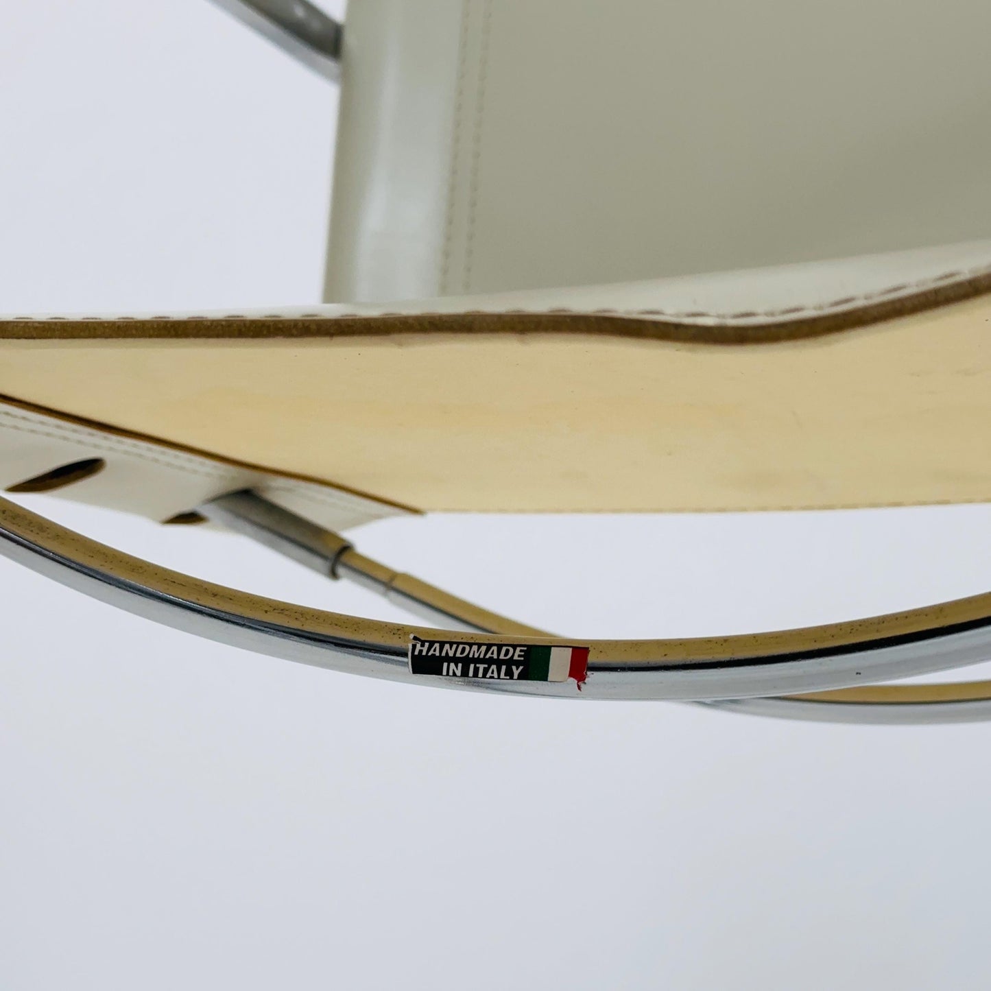 Set of 2 Mid century Bauhaus Cantilever MR20 Armchairs by Ludwig Mies van der Rohe Italy, 1980s