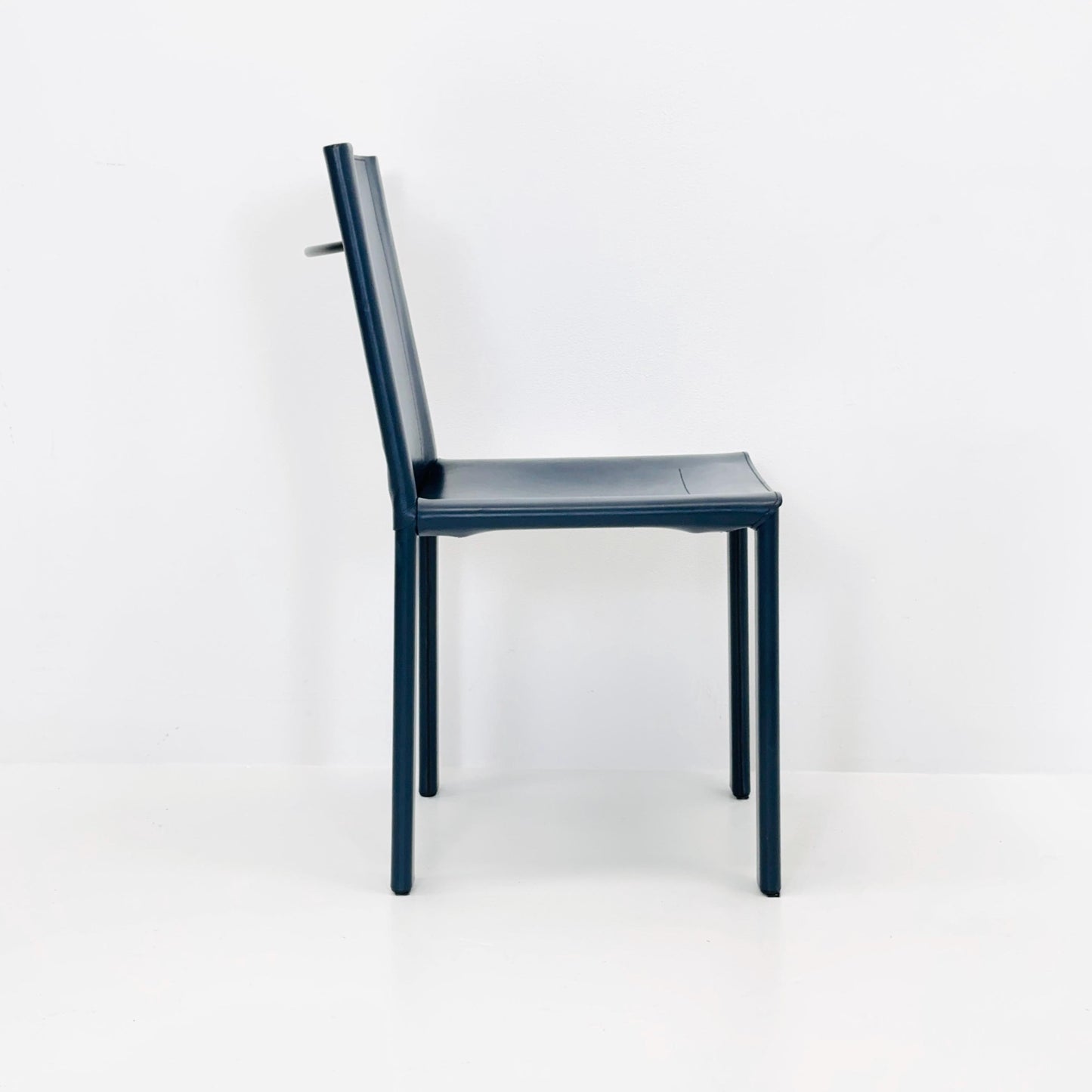 Set of 4 Mid-Century Coral Dining Chairs by Carlo Bartoli for Matteo Grassi Italy 1980s