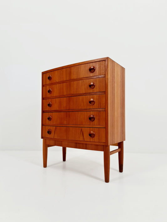 Midcentury danish design chest of drawers By Kai kristiansen , 1960s