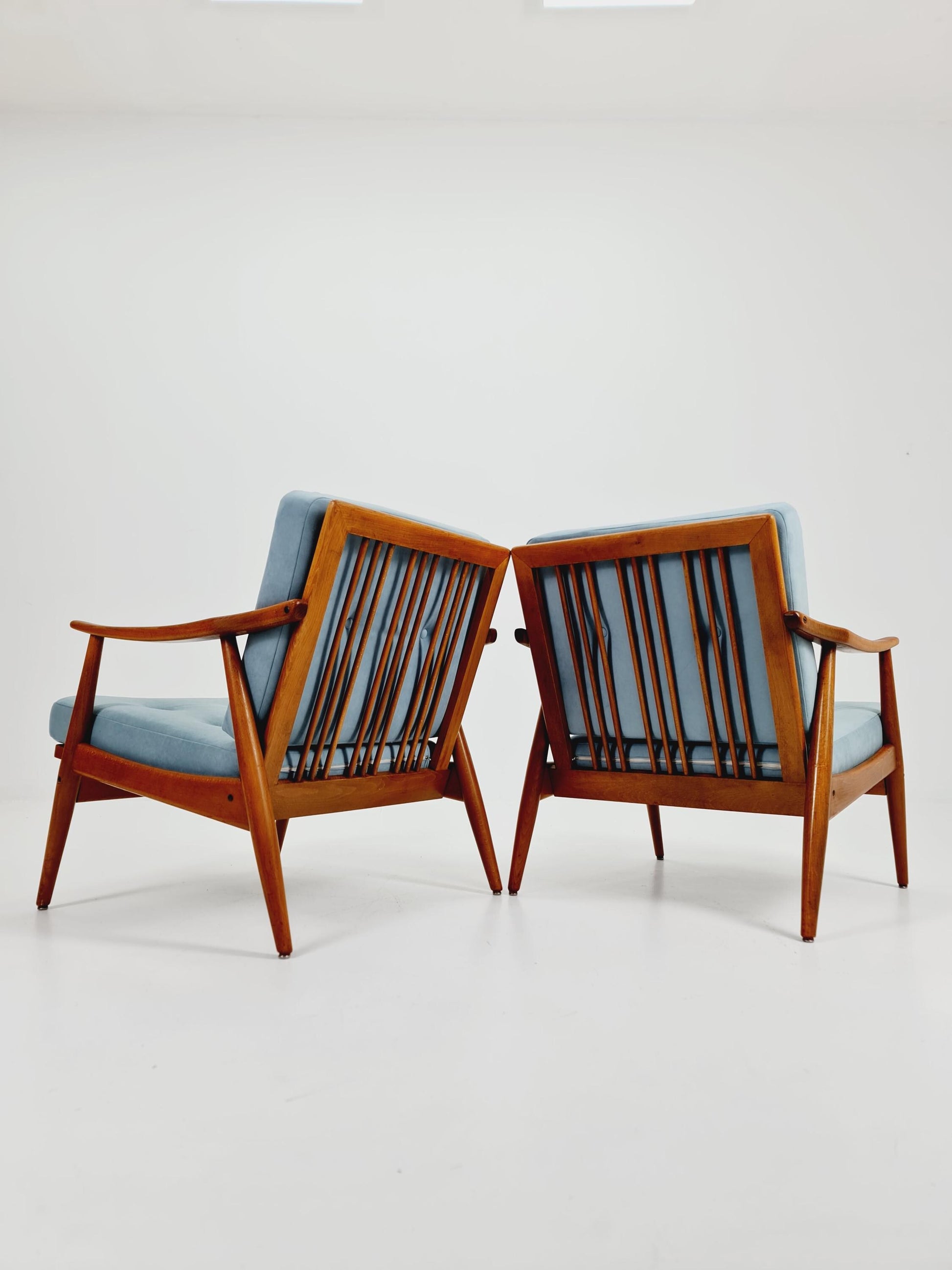 Mid-century pair of German lounge armchair, 1960s