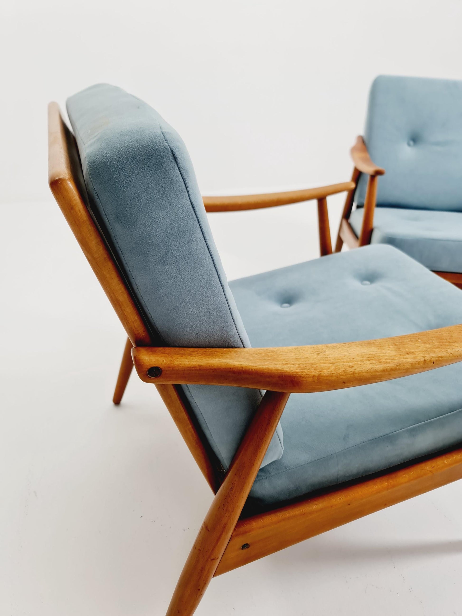 Mid-century pair of German lounge armchair, 1960s