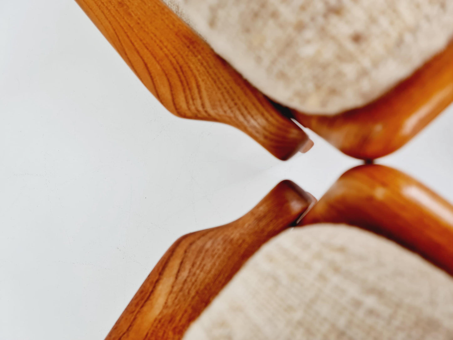 Mid century Danish easy lounge chairs by Juul Kristensen , 1970s, Set of 2