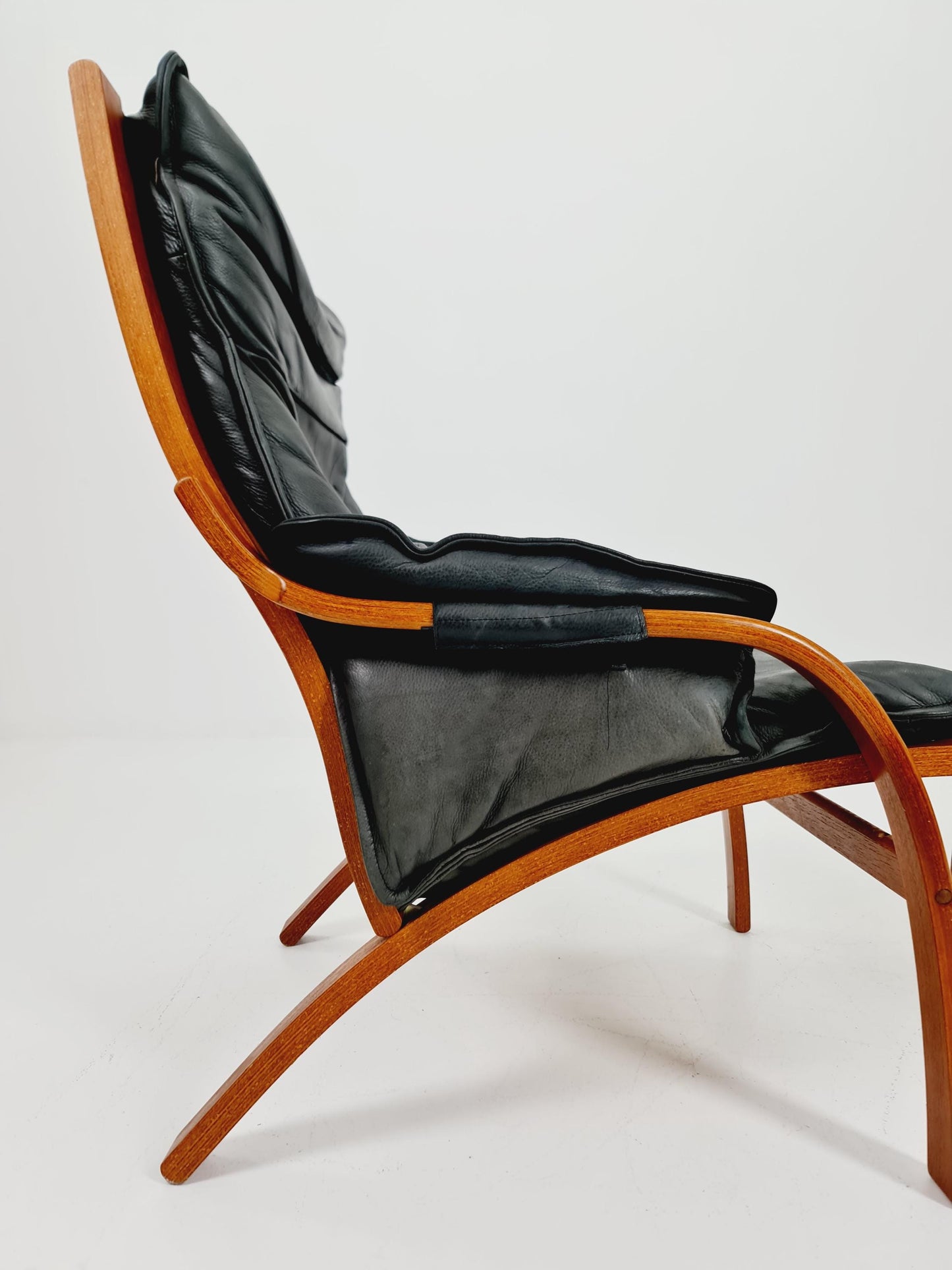 Mid century Armchair and foot stool By Swedese 1960