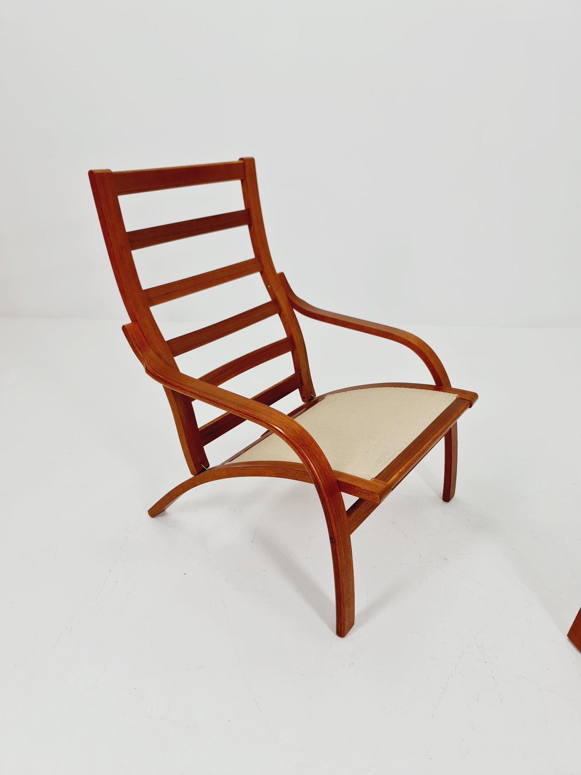 Mid century Armchair and foot stool By Swedese 1960