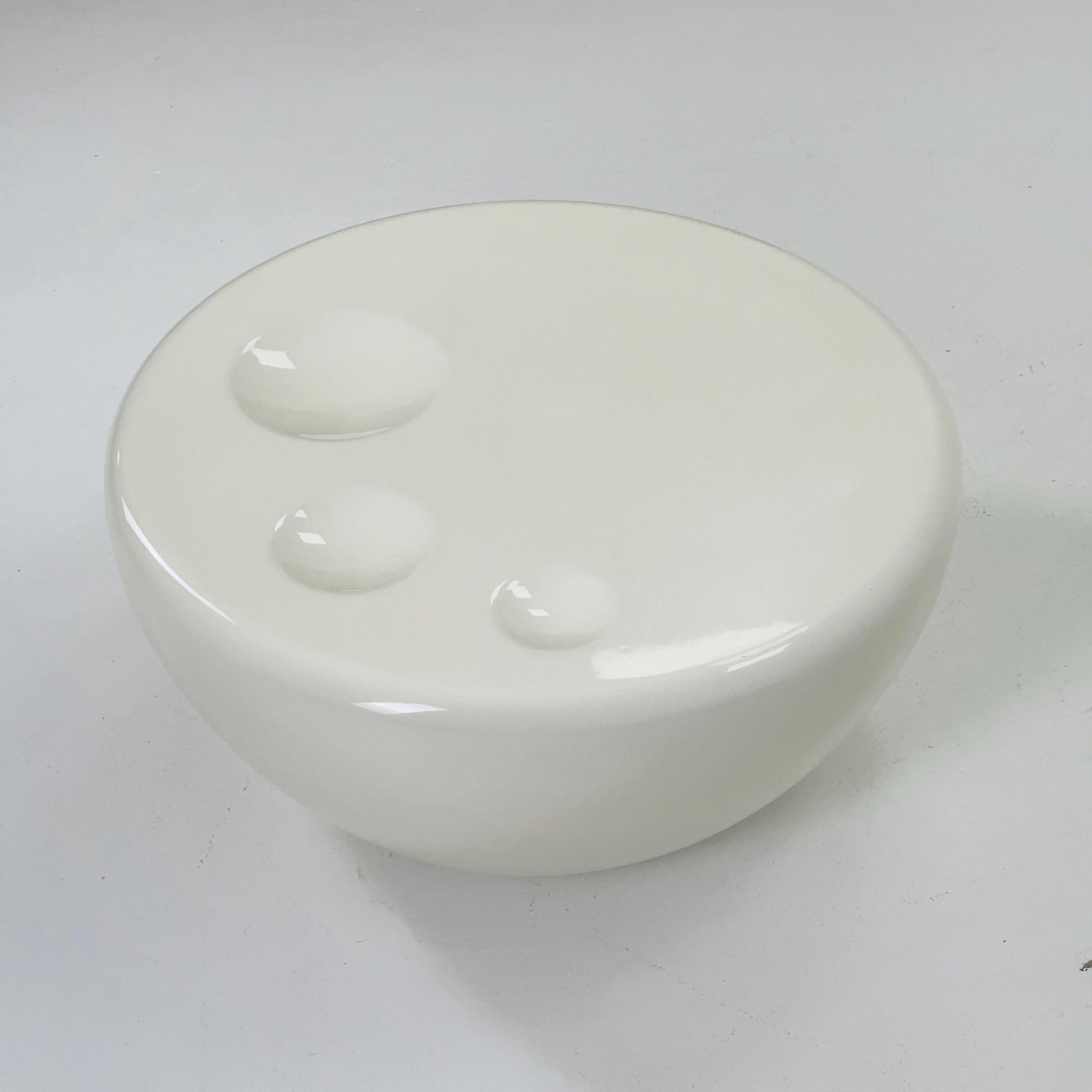 Mcm Coffee Table Moon by Mike To for Infiniture Space Age White Fiberglass Modern Indoor and Outdoor Design 1960s Style