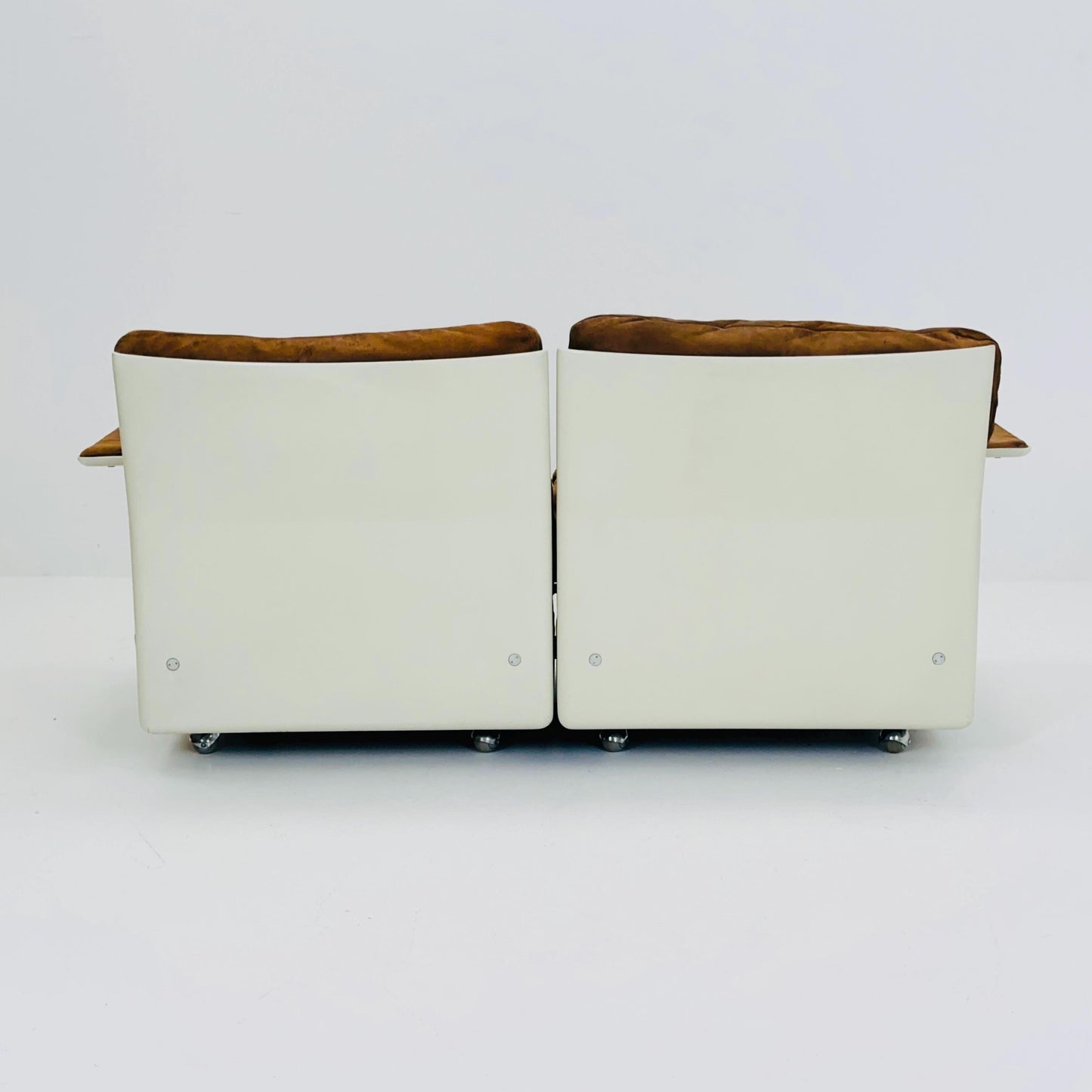 Mid century Ultra-Rare Space Age two seater sofa RZ62 by Dieter Rams for Vitsoe, 1960s Germany