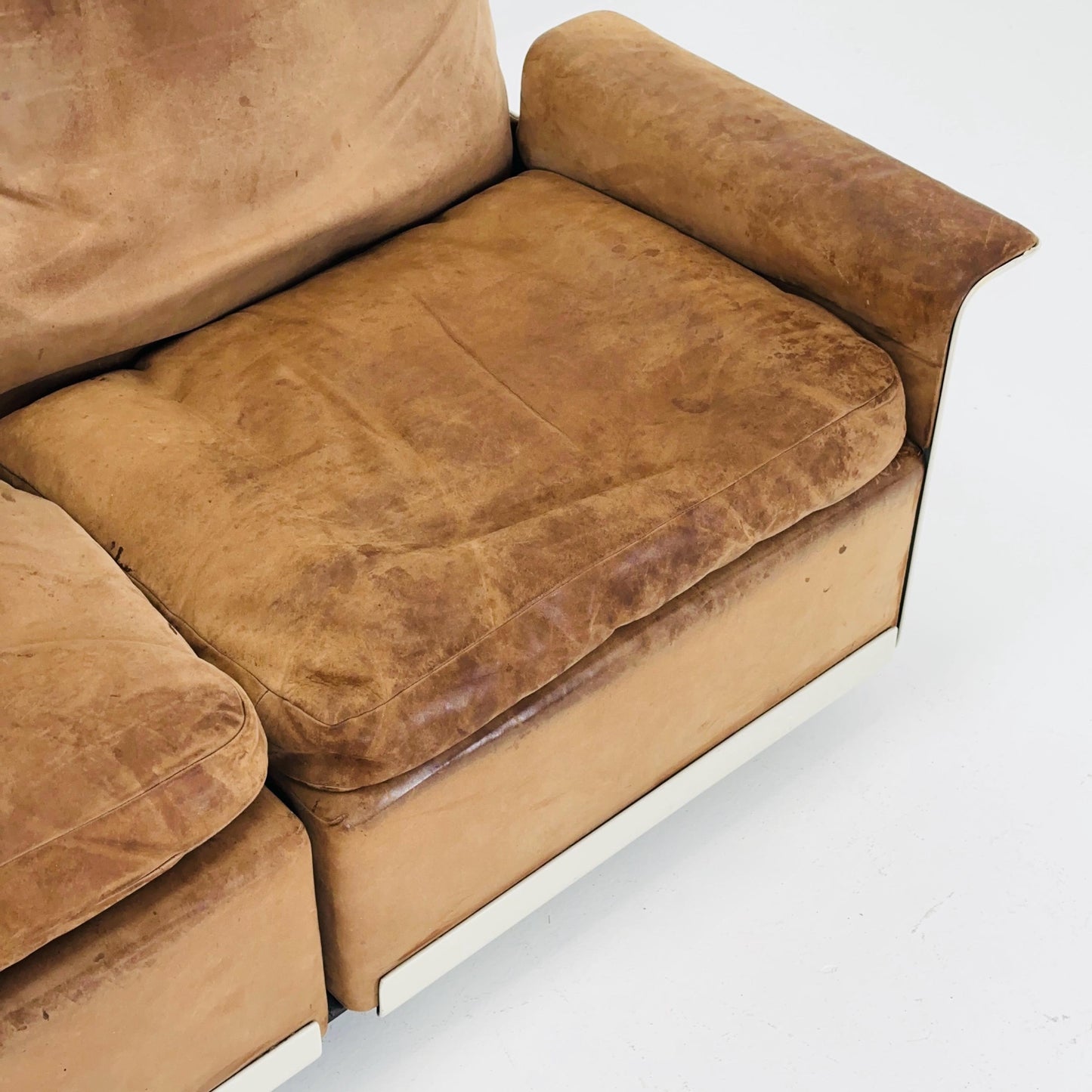 Mid century Ultra-Rare Space Age two seater sofa RZ62 by Dieter Rams for Vitsoe, 1960s Germany