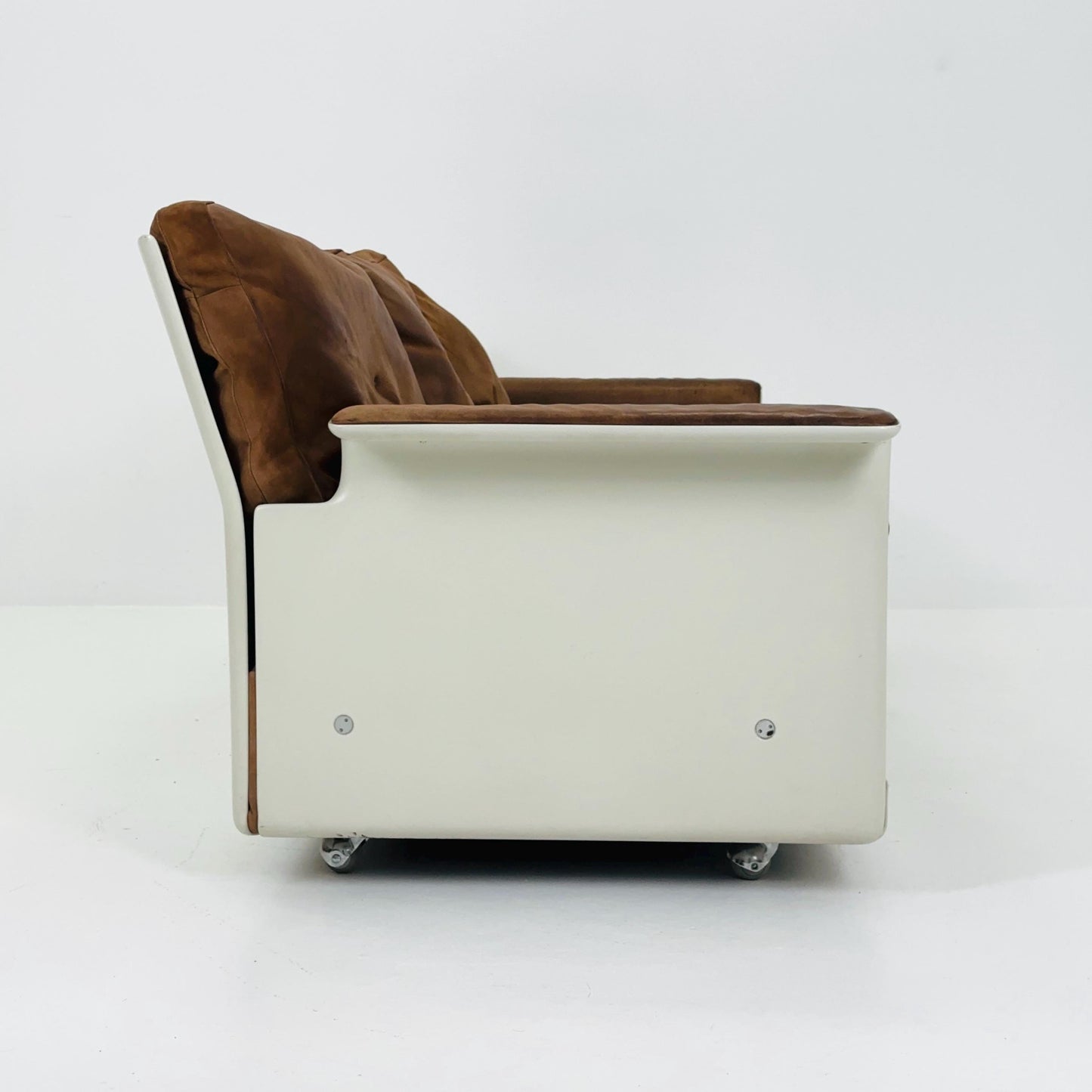 Mid century Ultra-Rare Space Age three seater sofa RZ62 by Dieter Rams for Vitsoe, 1960s Germany