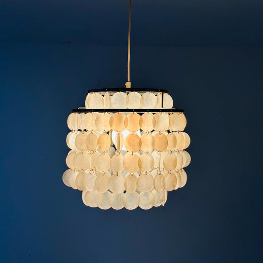 Mid century Chandelier FUN 1DM style Verner Panton for Switzerland 1980s