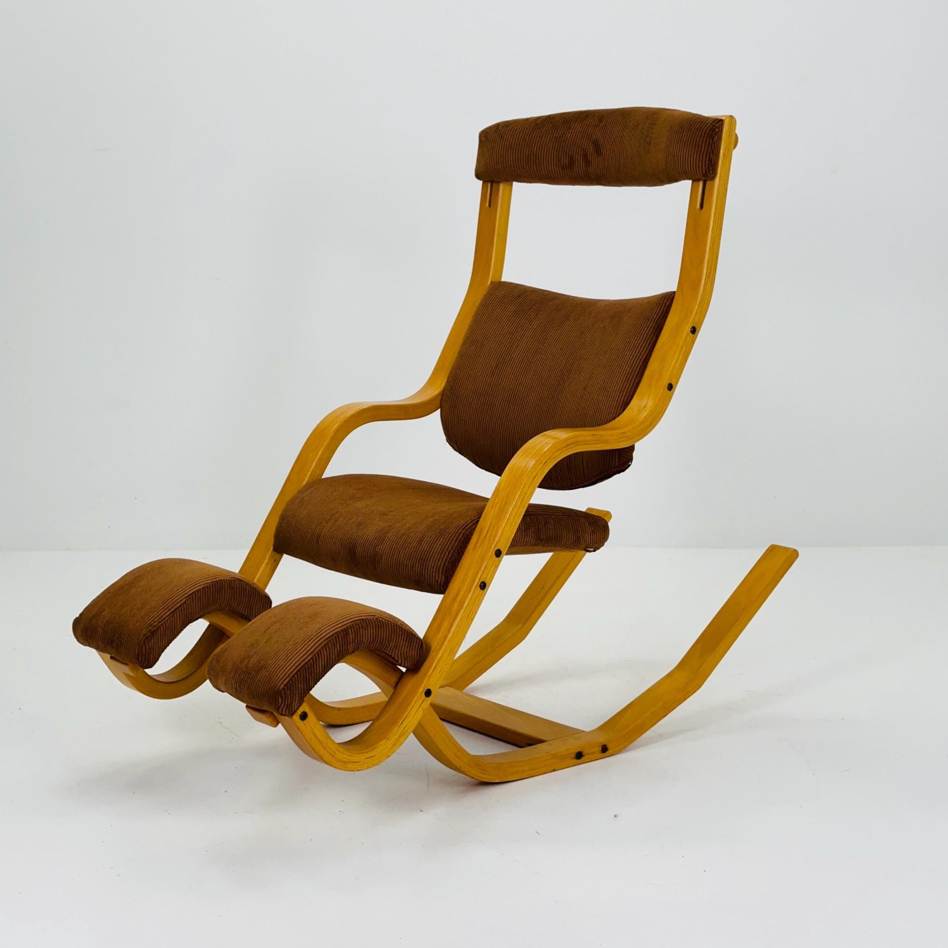 Mid-Century “Gravity” Rocking Lounge Chair by Peter Opsvik for Stokke, 1980s