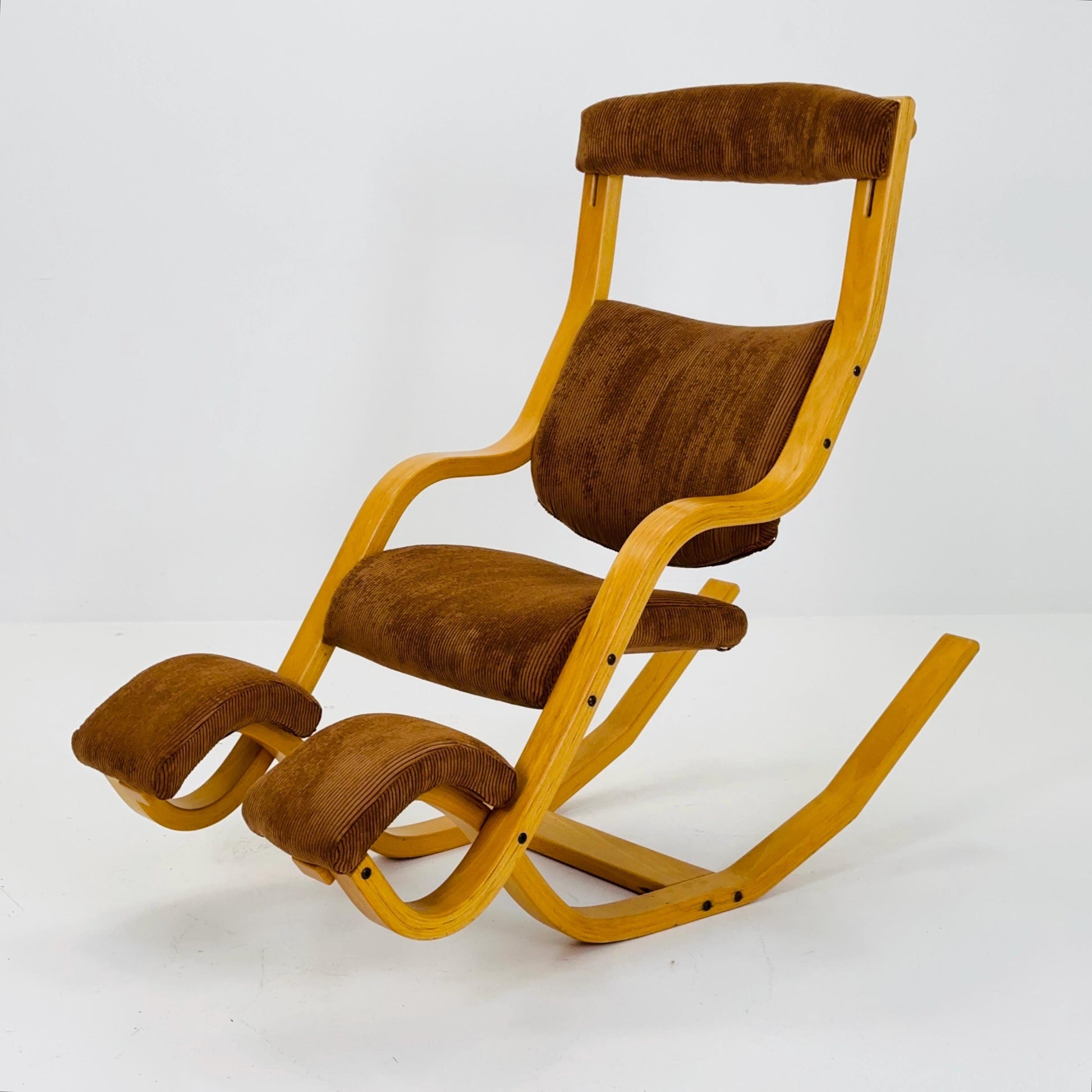 Mid-Century “Gravity” Rocking Lounge Chair by Peter Opsvik for Stokke, 1980s