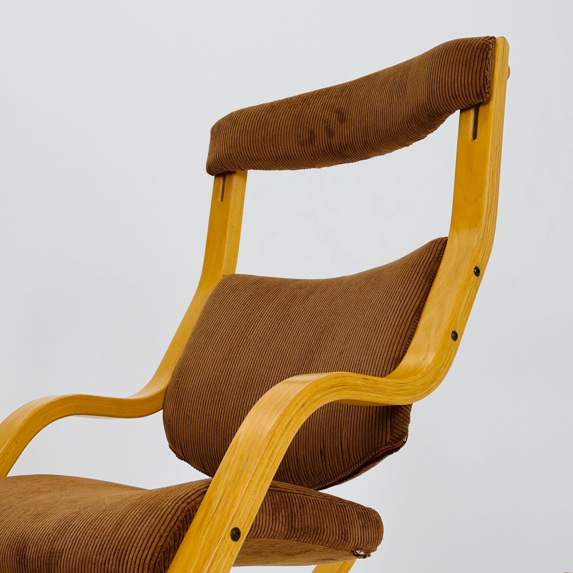 Mid-Century “Gravity” Rocking Lounge Chair by Peter Opsvik for Stokke, 1980s