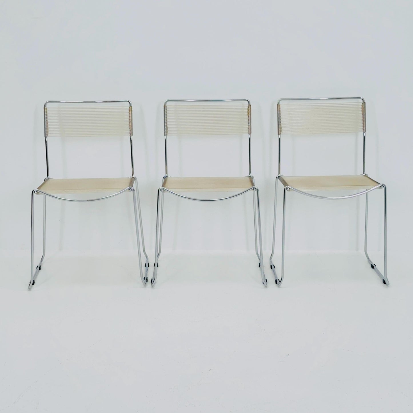 1 of 3 Mid-Century “Spaghetti” Chair by Giandomenico Belotti for Alias, 1980s, Italy