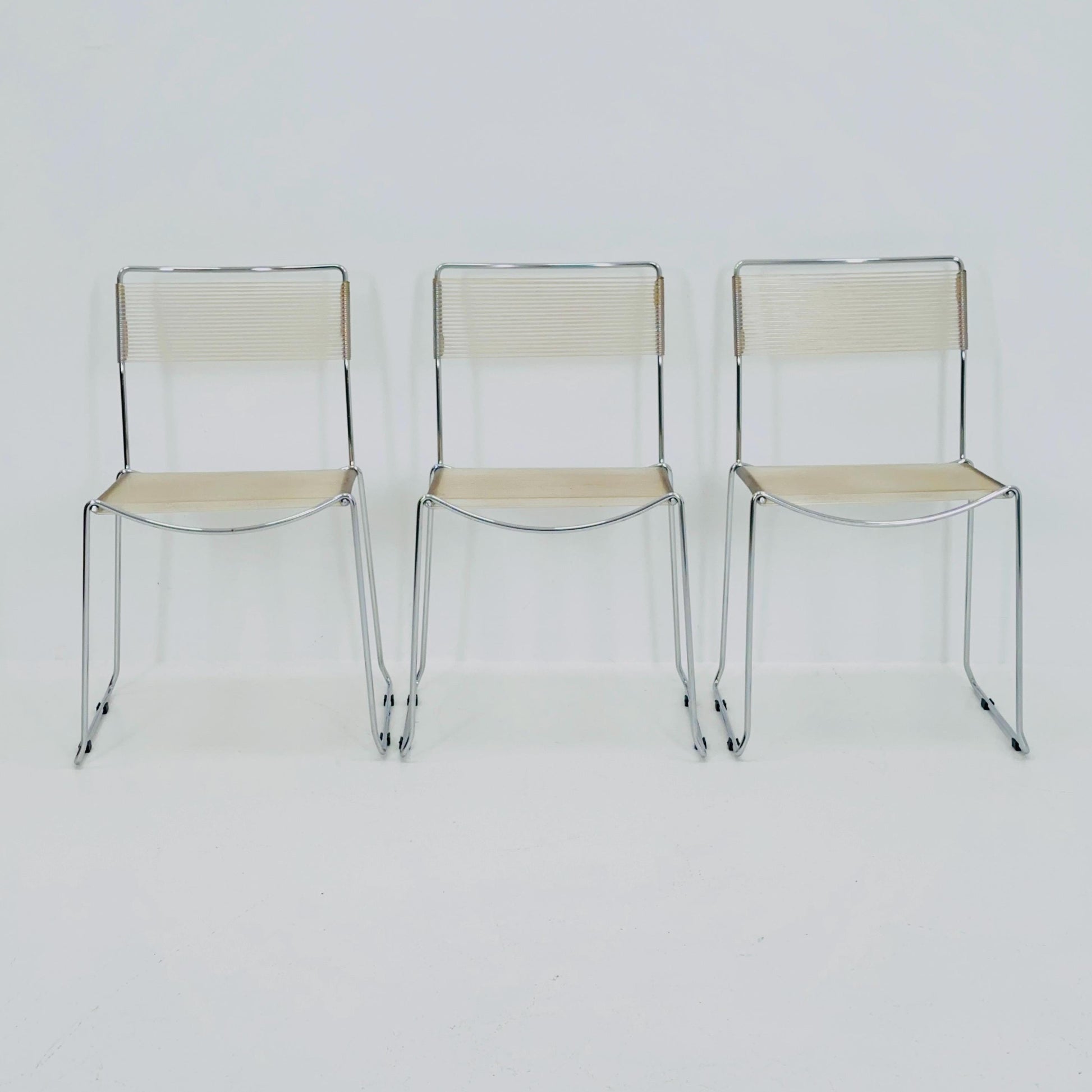 1 of 3 Mid-Century “Spaghetti” Chair by Giandomenico Belotti for Alias, 1980s, Italy