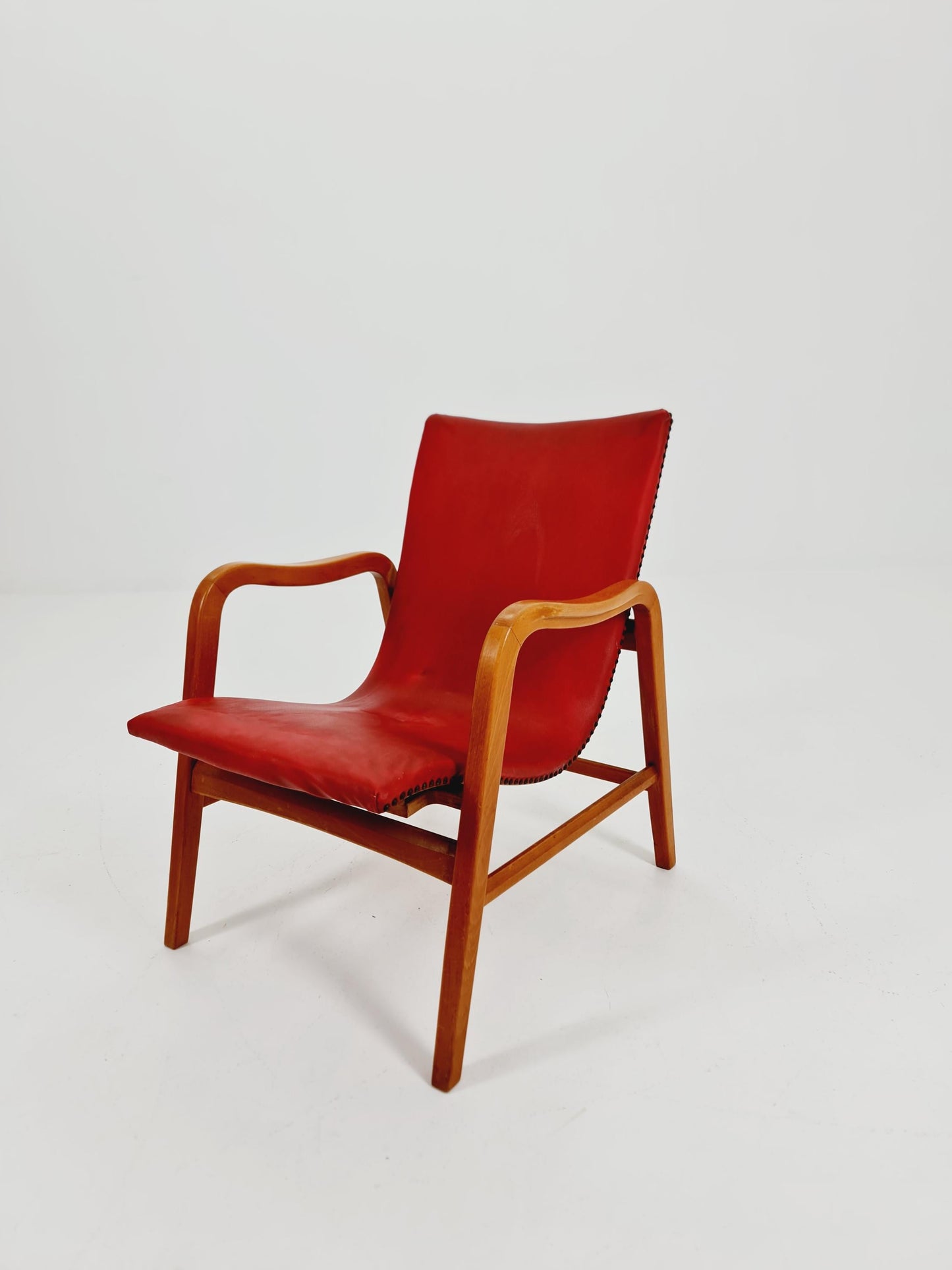 Rare Midcentury German Cocktail armchair ,lounge chair Rockabilly by lübke ,1950s