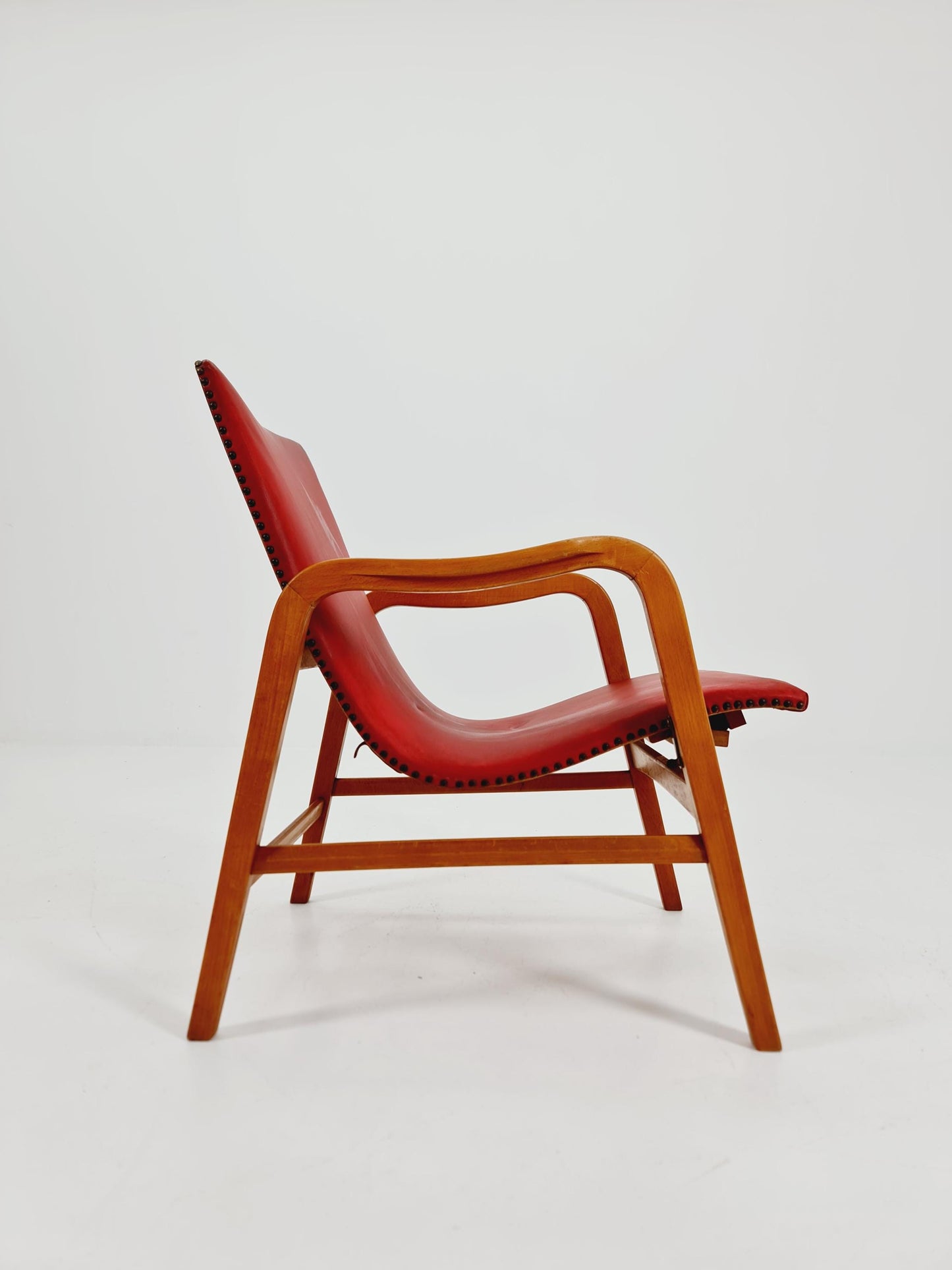 Rare Midcentury German Cocktail armchair ,lounge chair Rockabilly by lübke ,1950s