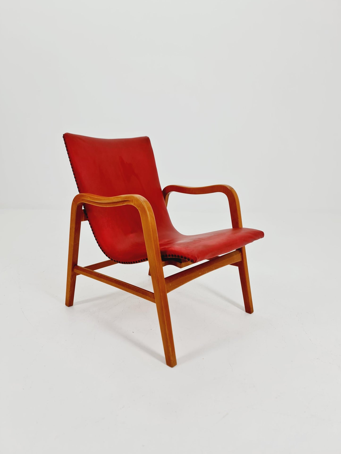 Rare Midcentury German Cocktail armchair ,lounge chair Rockabilly by lübke ,1950s