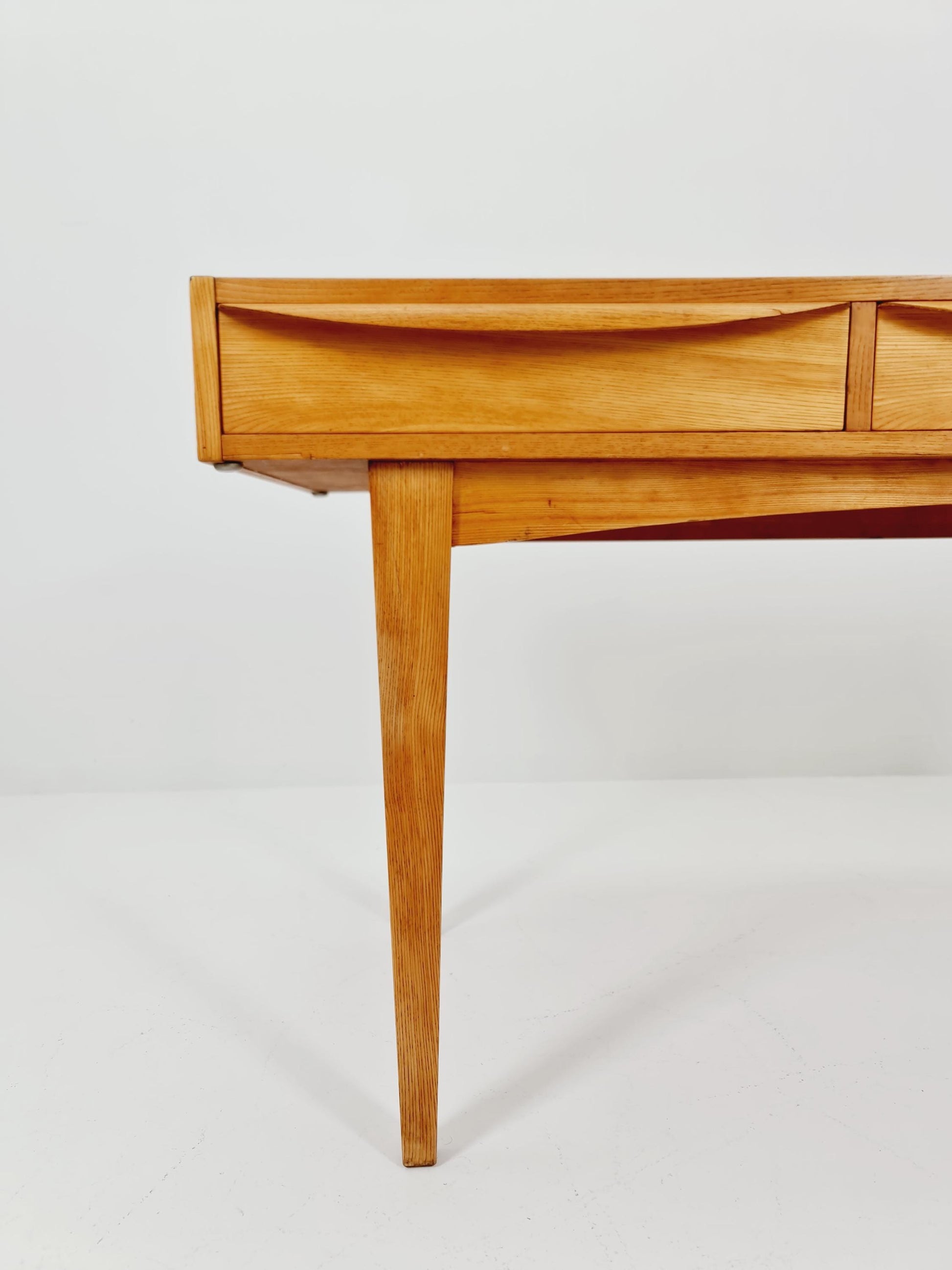 Mid century vintage desk German desk by Hellerau serie 602 1950s