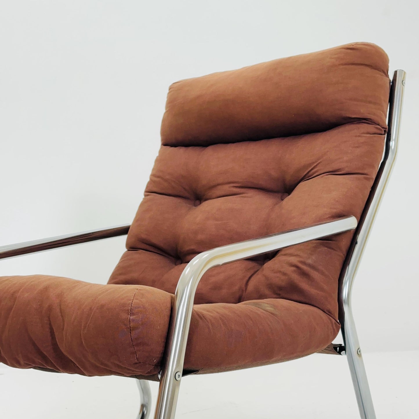 Mid century lounge chair By Gillis Lundgren Ikea Hoss Sweden 1970s
