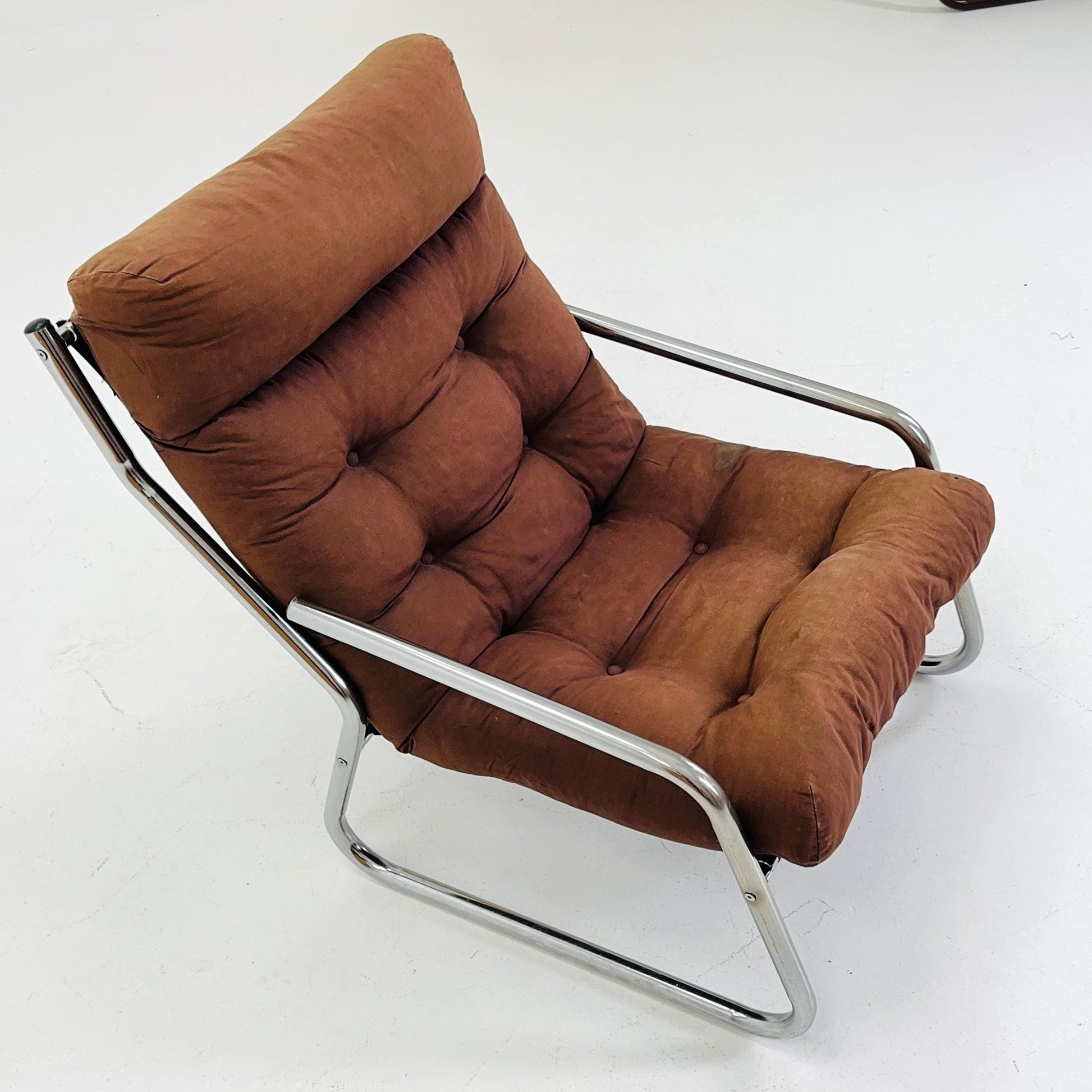 Mid century lounge chair By Gillis Lundgren Ikea Hoss Sweden 1970s