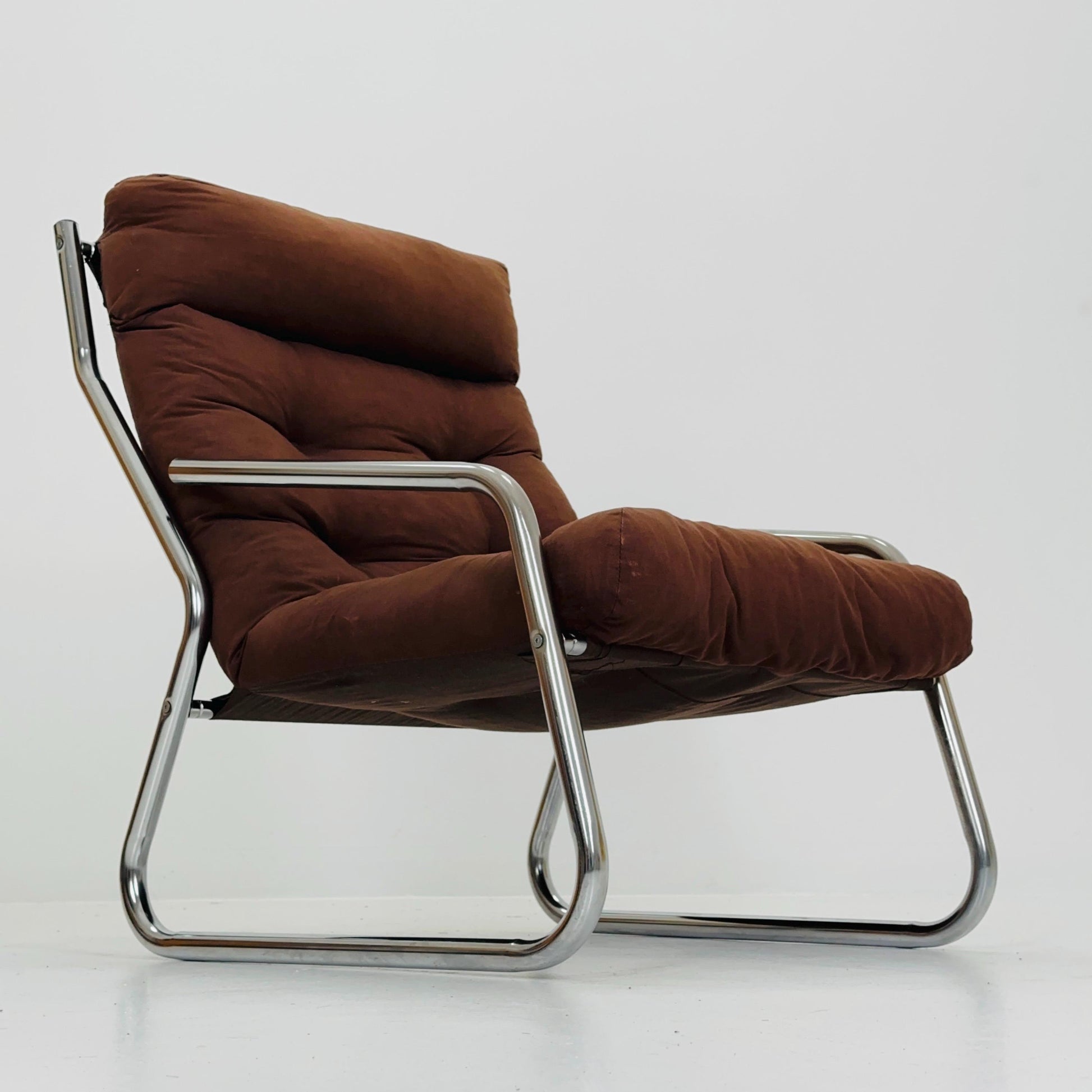 Mid century lounge chair By Gillis Lundgren Ikea Hoss Sweden 1970s