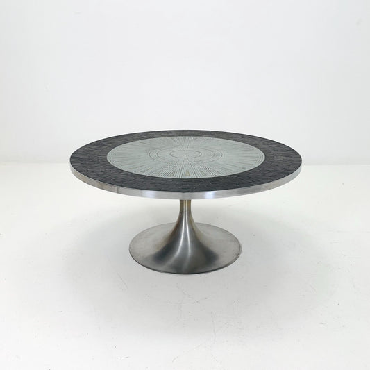 Rare Mid Century Heinz Lilienthal Tulip Coffee Table | German Brutalist Design 1970s