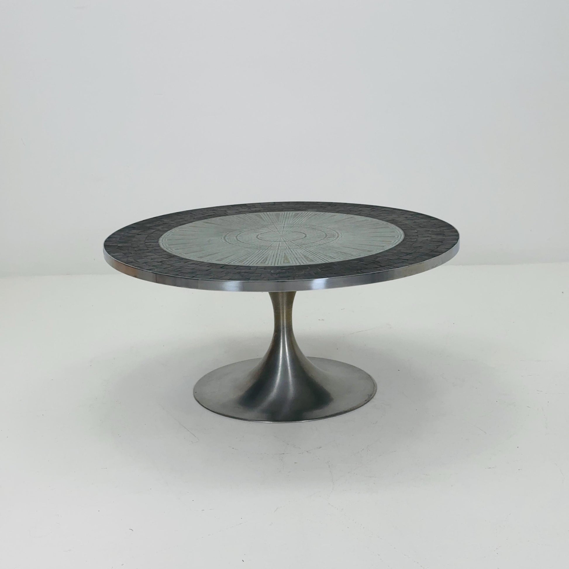 Rare Mid Century Heinz Lilienthal Tulip Coffee Table | German Brutalist Design 1970s
