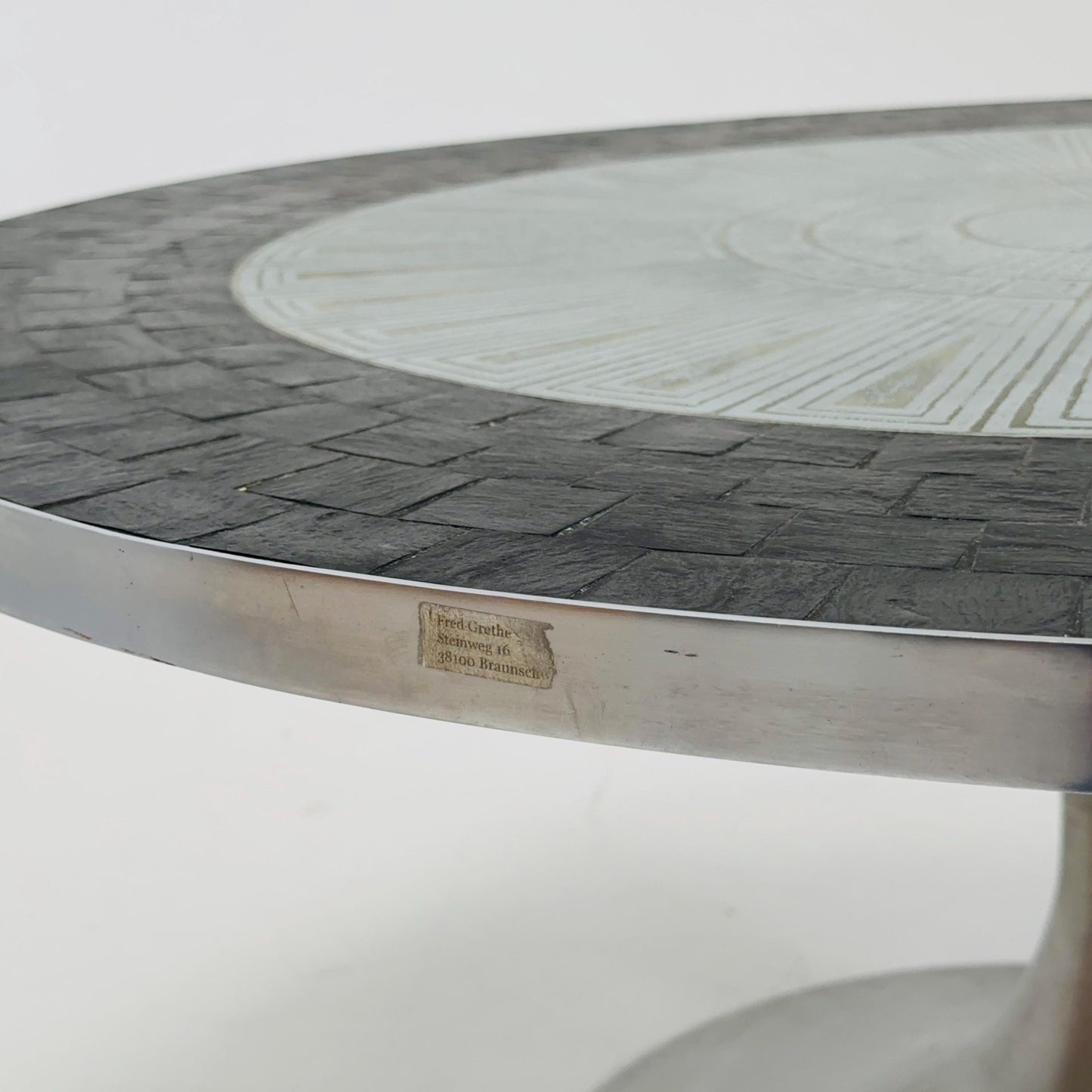 Rare Mid Century Heinz Lilienthal Tulip Coffee Table | German Brutalist Design 1970s