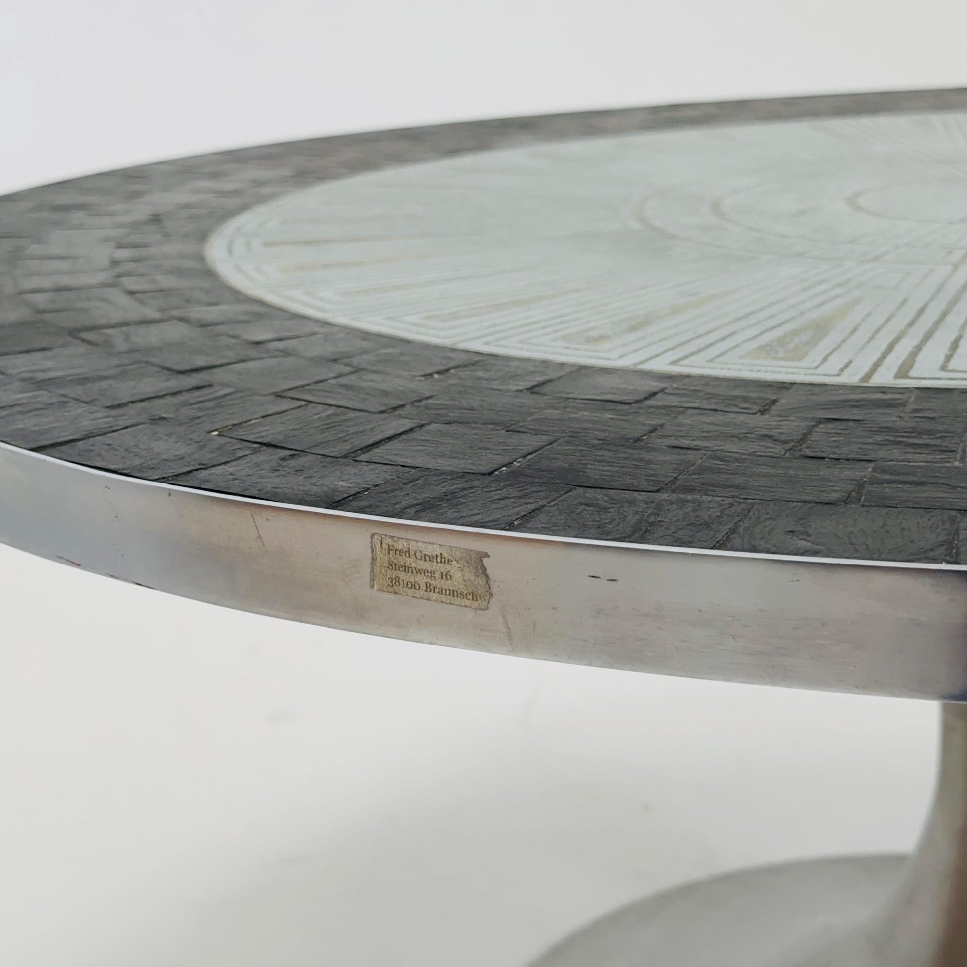 Rare Mid Century Heinz Lilienthal Tulip Coffee Table | German Brutalist Design 1970s