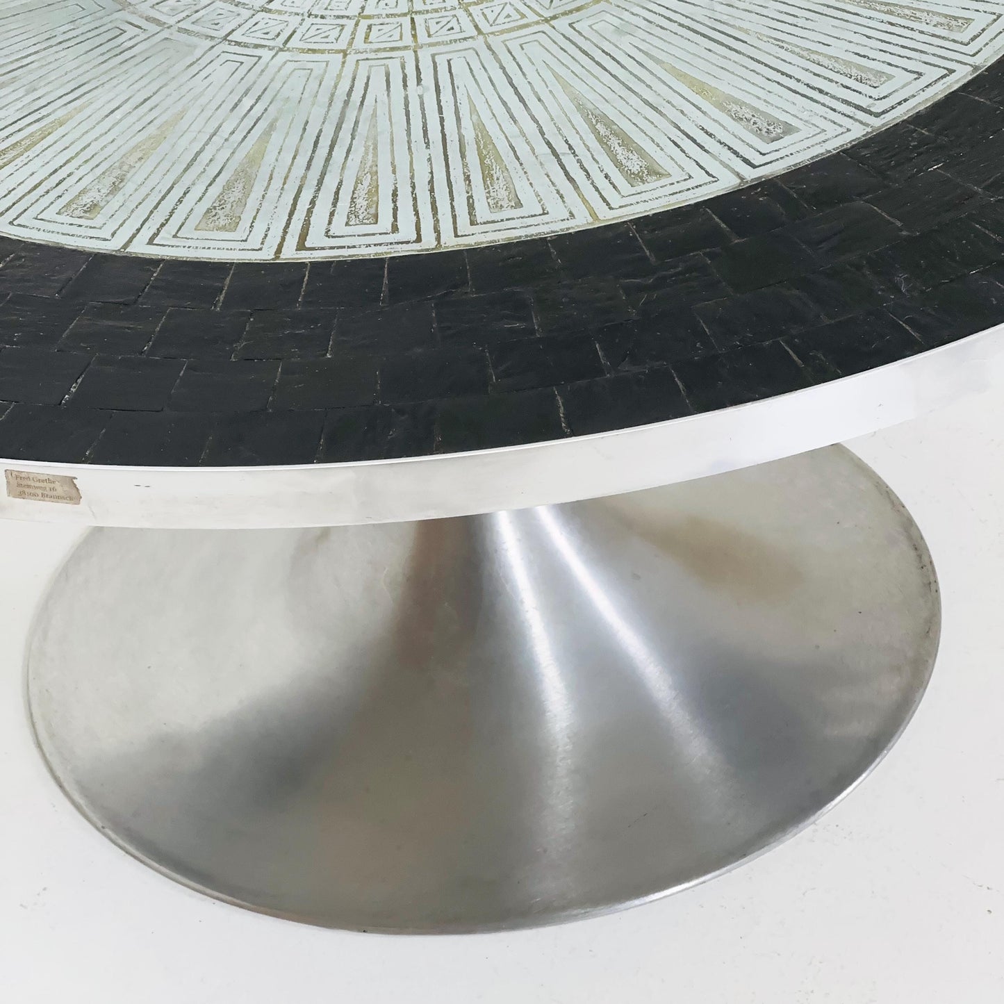 Rare Mid Century Heinz Lilienthal Tulip Coffee Table | German Brutalist Design 1970s