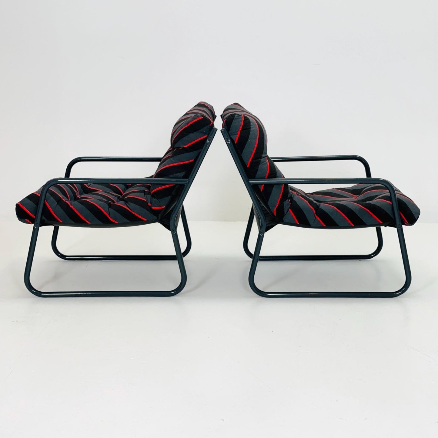 set of 2 Model Pixi Version lounge armchairs by Gillis Lundgren for Ikea, 1970s