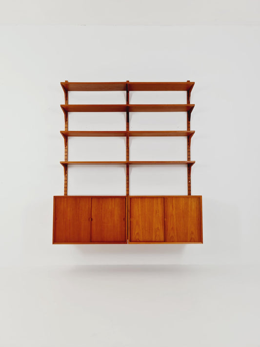 Mid century Danish Teak Wall Unit by Poul Cadovius for Cado, Denmark, 1960s