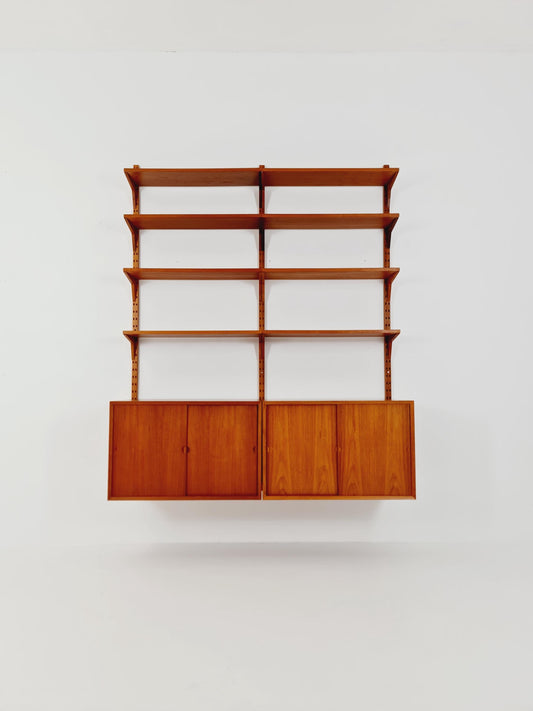 Mid century Danish Teak Wall Unit by Poul Cadovius for Cado, Denmark, 1960s