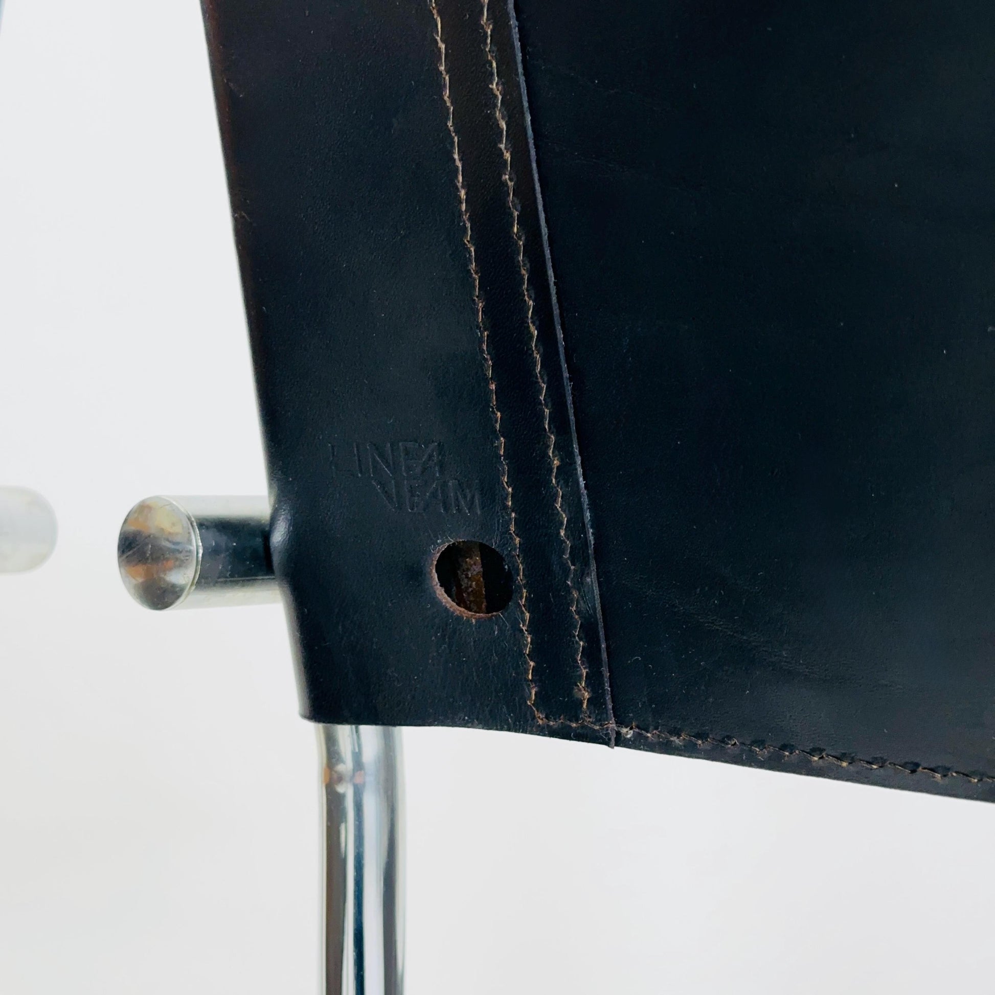 Set of 2 Bauhaus Mart Stam S34 armChairs for Linea Fiam Italy 1980s