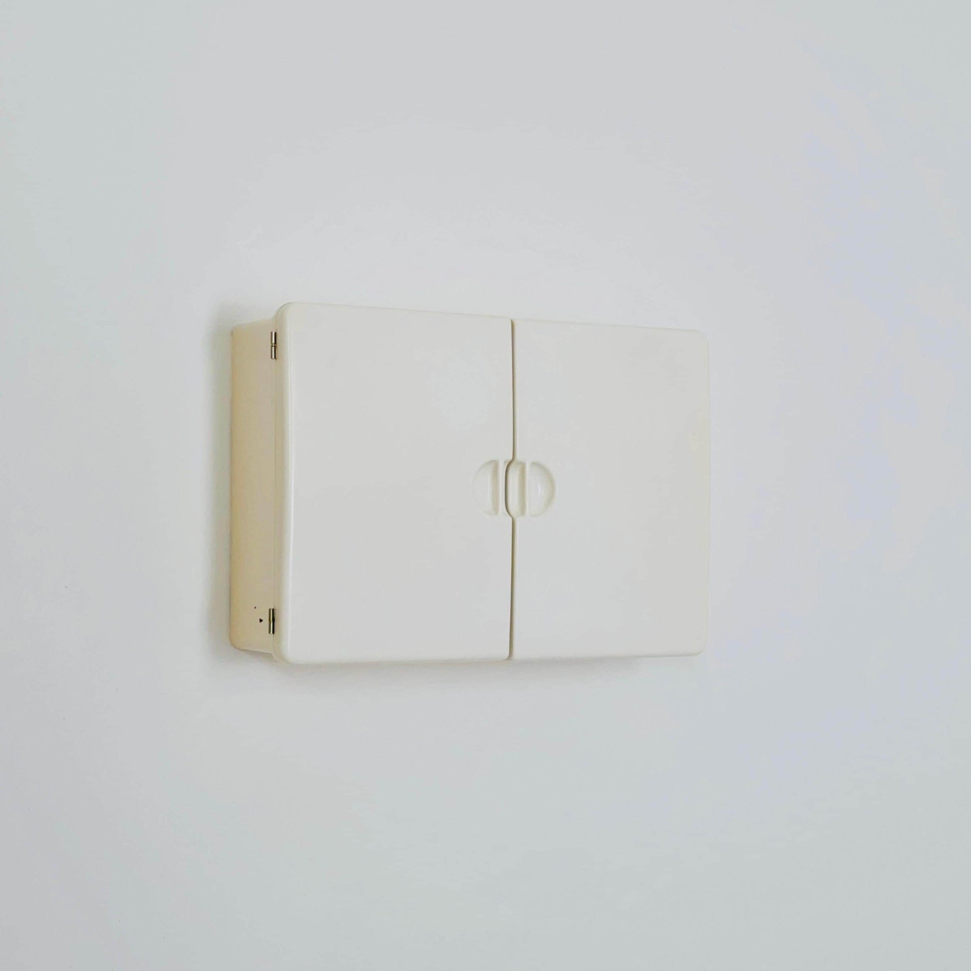 Mid century ‘Spluga’ Bathroom Cabinet by Prodotti CM Torino, 1970s | white black Cabinet | Italian Pharmacy Cabinet Italy