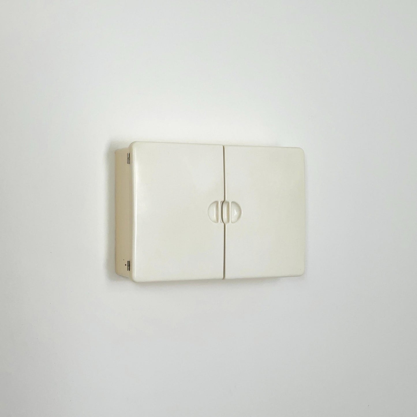 Mid century ‘Spluga’ Bathroom Cabinet by Prodotti CM Torino, 1970s | white black Cabinet | Italian Pharmacy Cabinet Italy